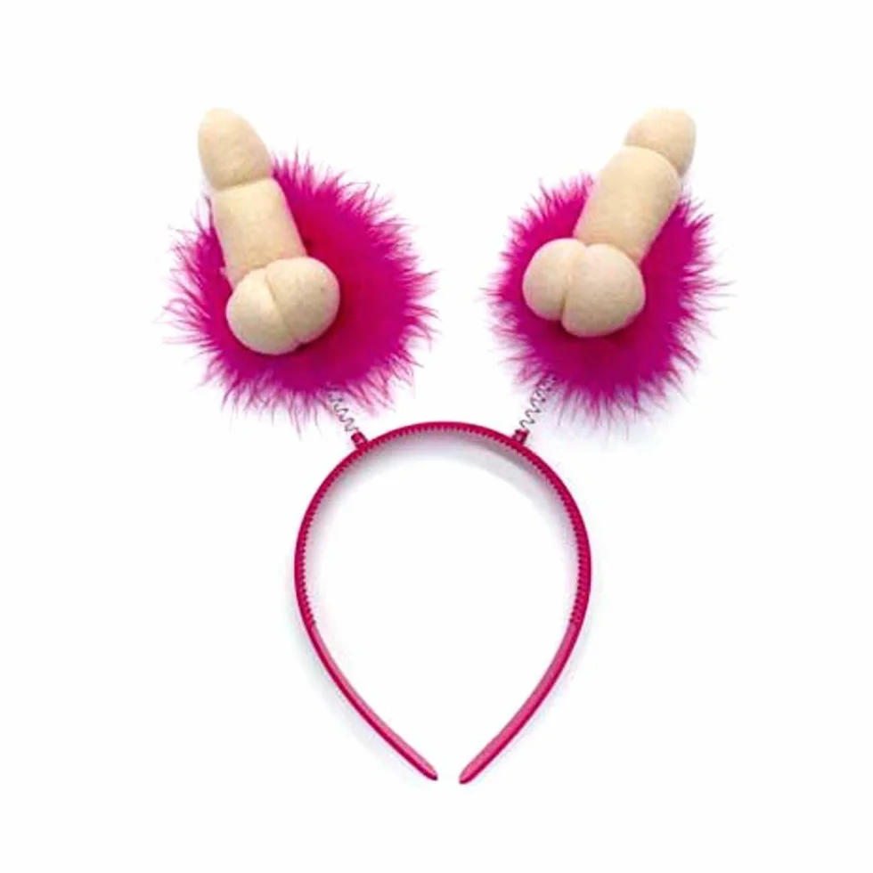 Cerchietto con antenne pisello gadget sexy addio al nubilato festa per adulti
