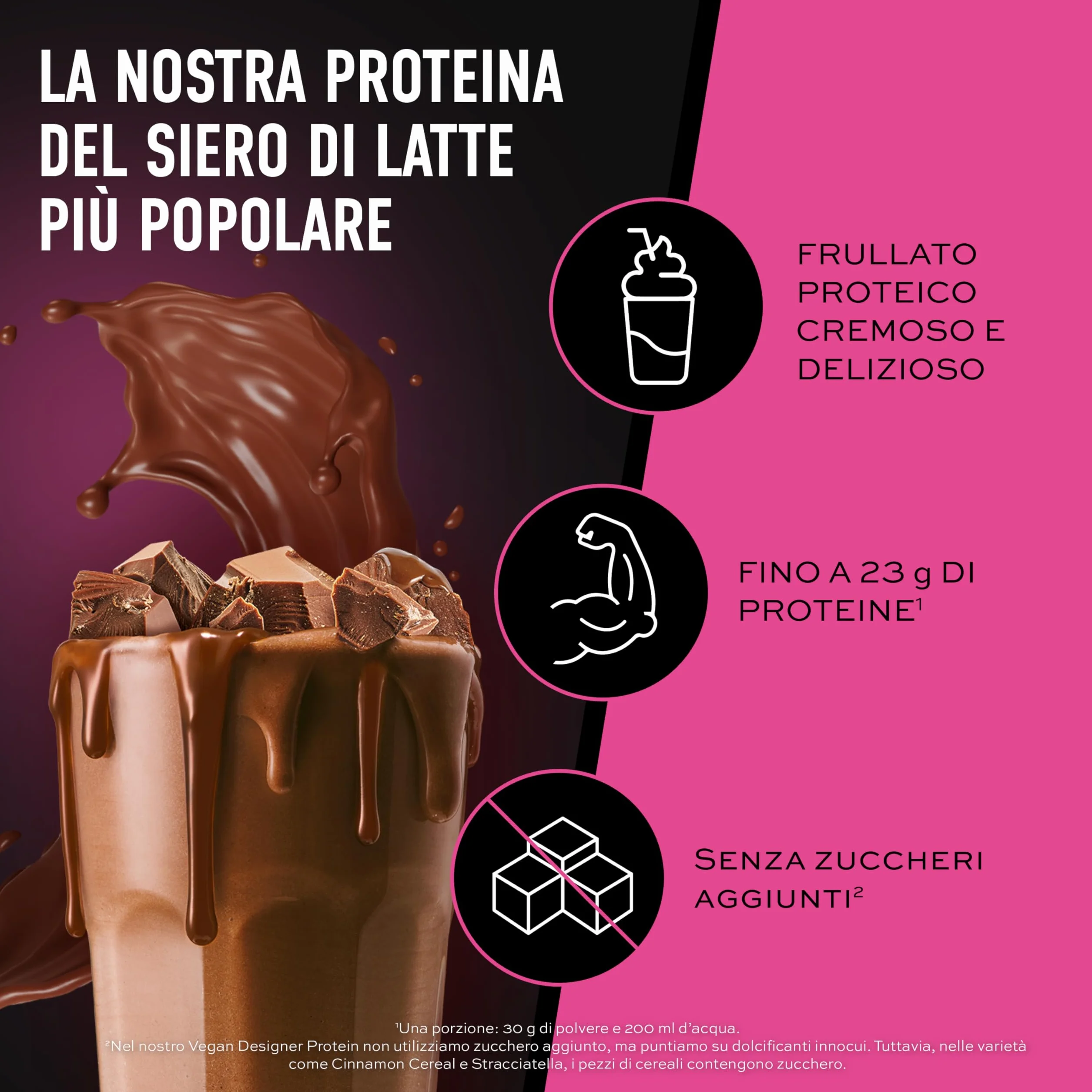 ESN Designer Whey Protein, Chocolate, 1000 g Proteine in Polvere per Sviluppo Muscolare