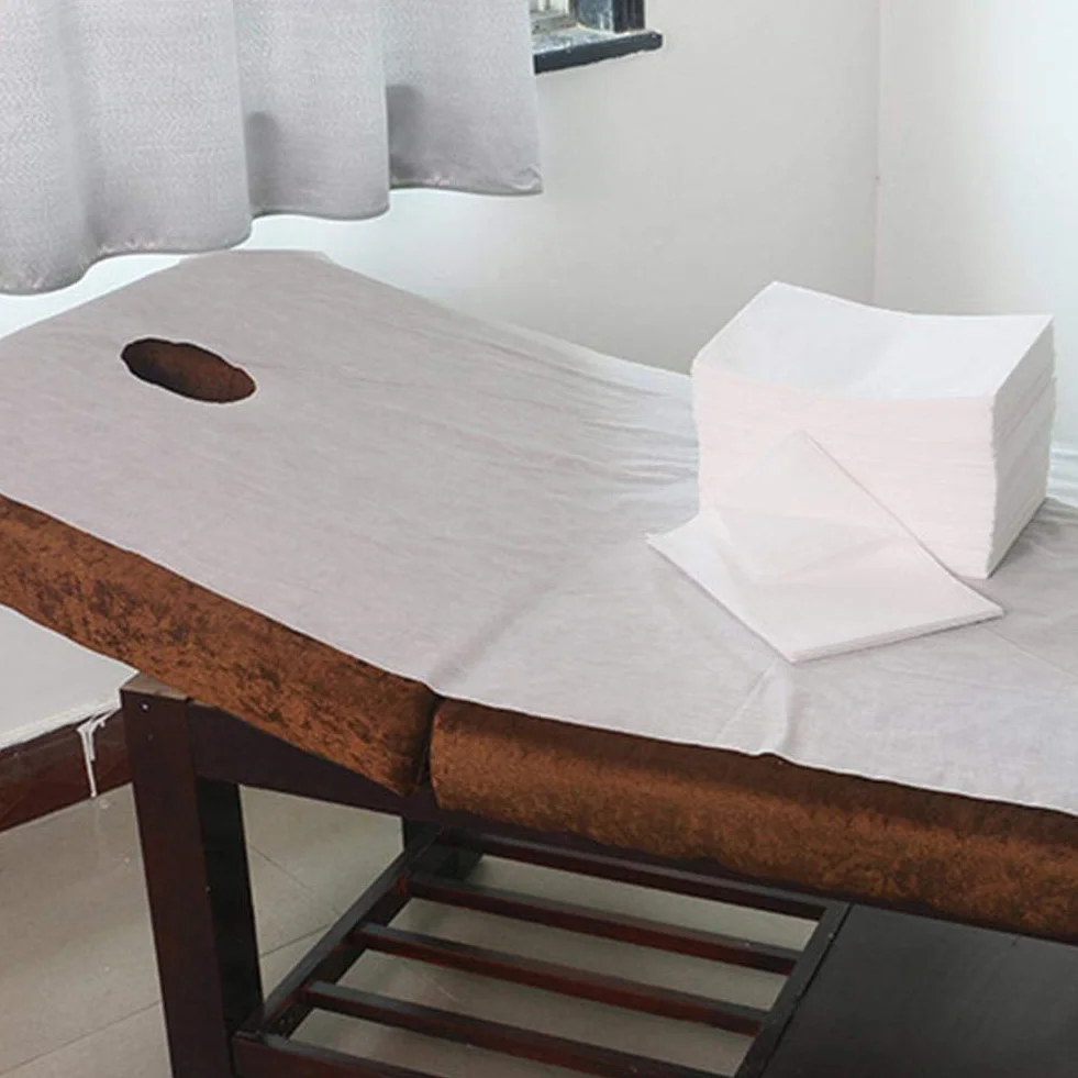 Lenzuolo Lettino Massaggio Usa E Getta 100 Tessuto Non Tessuto Fori Tuina 80x180 cm