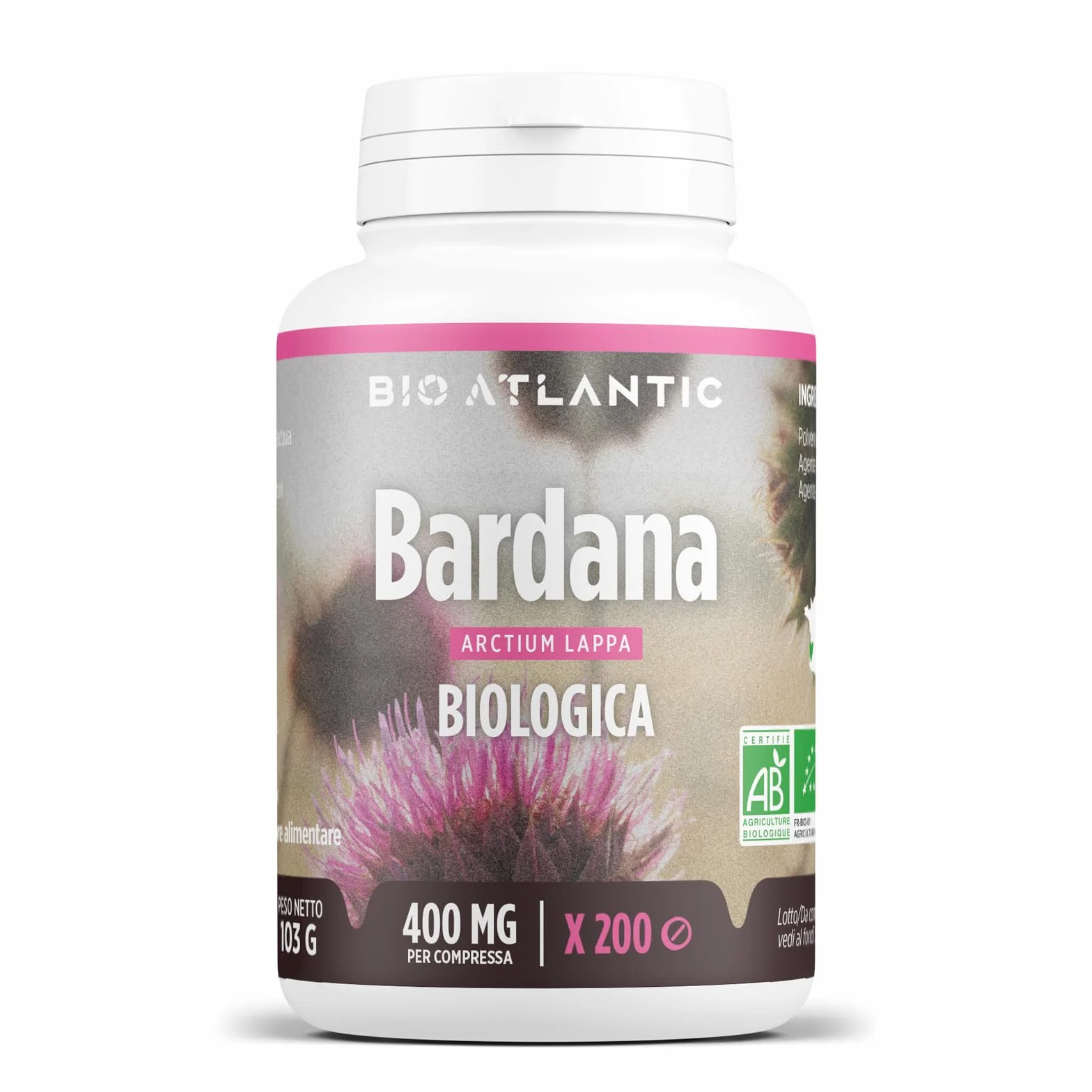 Bardana Bio 400 mg - 200 compresse