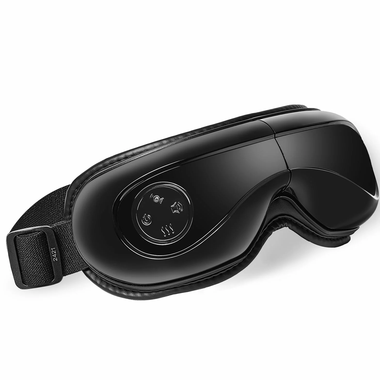 VEVOR Massaggiatore per occhi con calore, maschera massaggio oculare 5 modalità musica Bluetooth pieghevole 180°