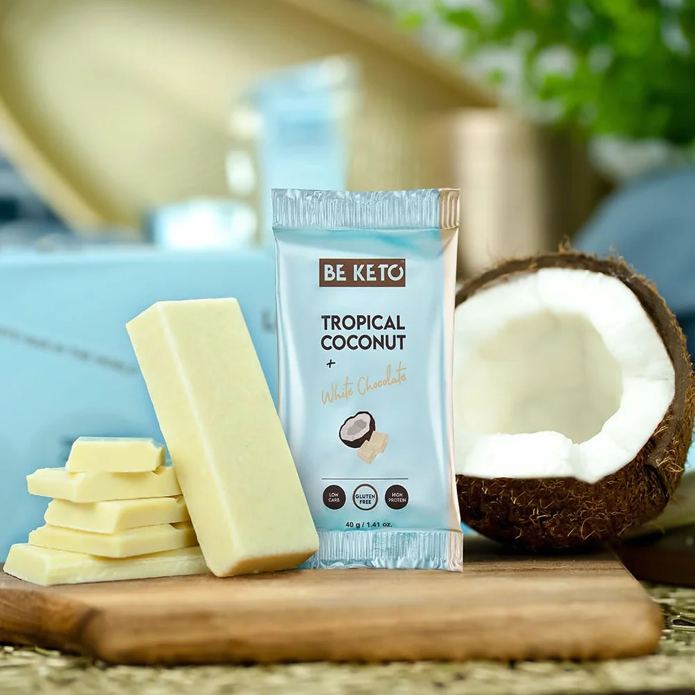 Barretta Keto Cocco e cioccolato bianco 40g