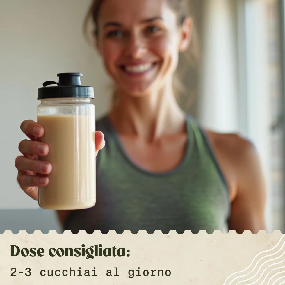 NaturaleBio Proteine di pisello 450g. Vegane, biologiche e non OGM. Ipoallergeniche e facilmente digeribili. Per la gestione del peso, il recupero e la crescita muscolare.