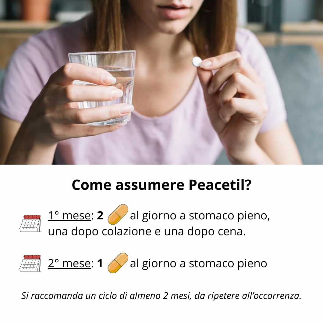 PG Pharma Integratore per Nervi Infiammati con L-Acetilcarnitina Curcumina Beta-Cariofillene Vitamina B6 30 Compresse