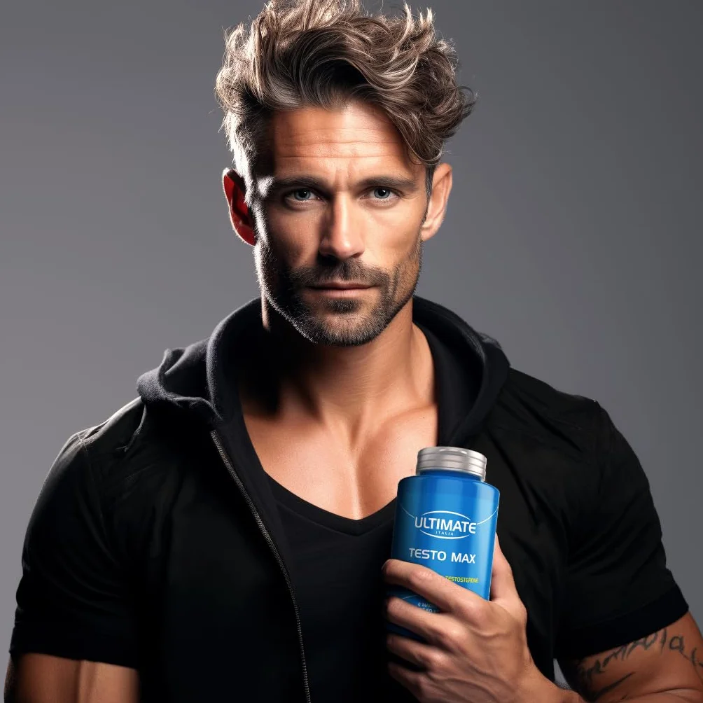Testo Max - Integratore Per Forza, Potenza, Vigore – Stimola La Produzione Naturale Di Testosterone – Con Tribulus terrestris, Discorea, Fieno Greco, Zinco, Magnesio - 90 Capsule - Ultimate Italia