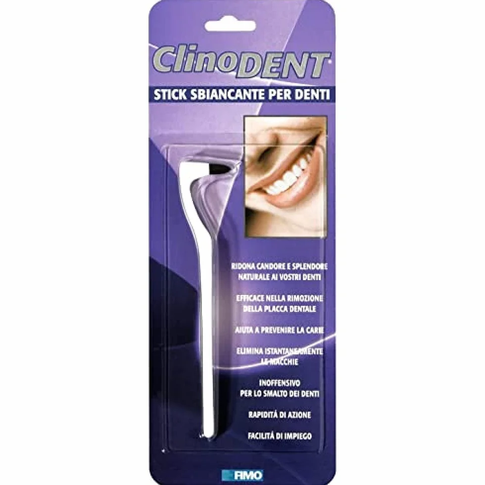 Stick Gommina Sbiancante per Denti, Elimina Macchie, Rimozione Placca