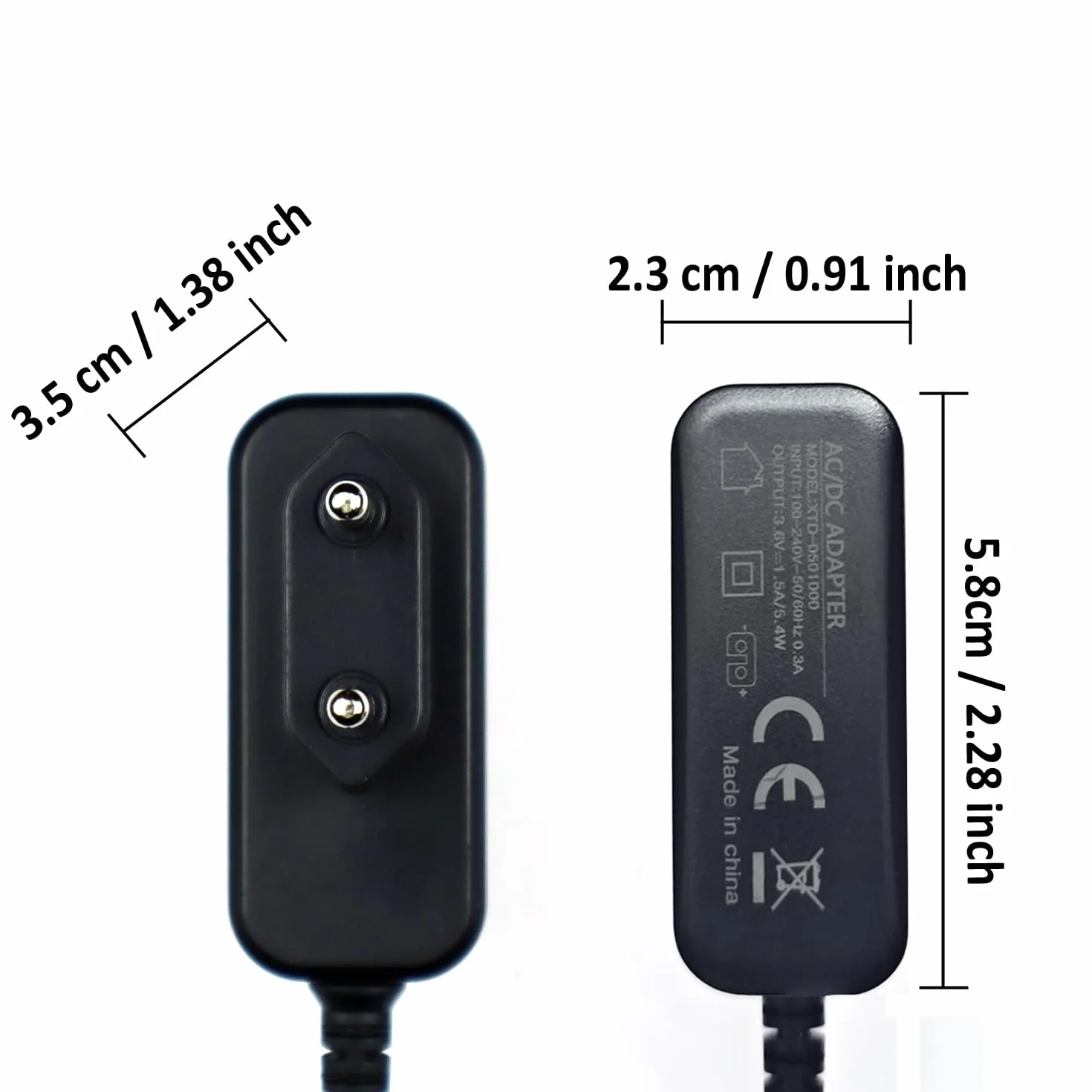 Zasilacz 3,6 V kompatybilny z Panasonic ER-161 ER-1611 ER160 ER1610 ER1612 ER-HGP72 ER-DGP72 ER-FGP72 RE9-39