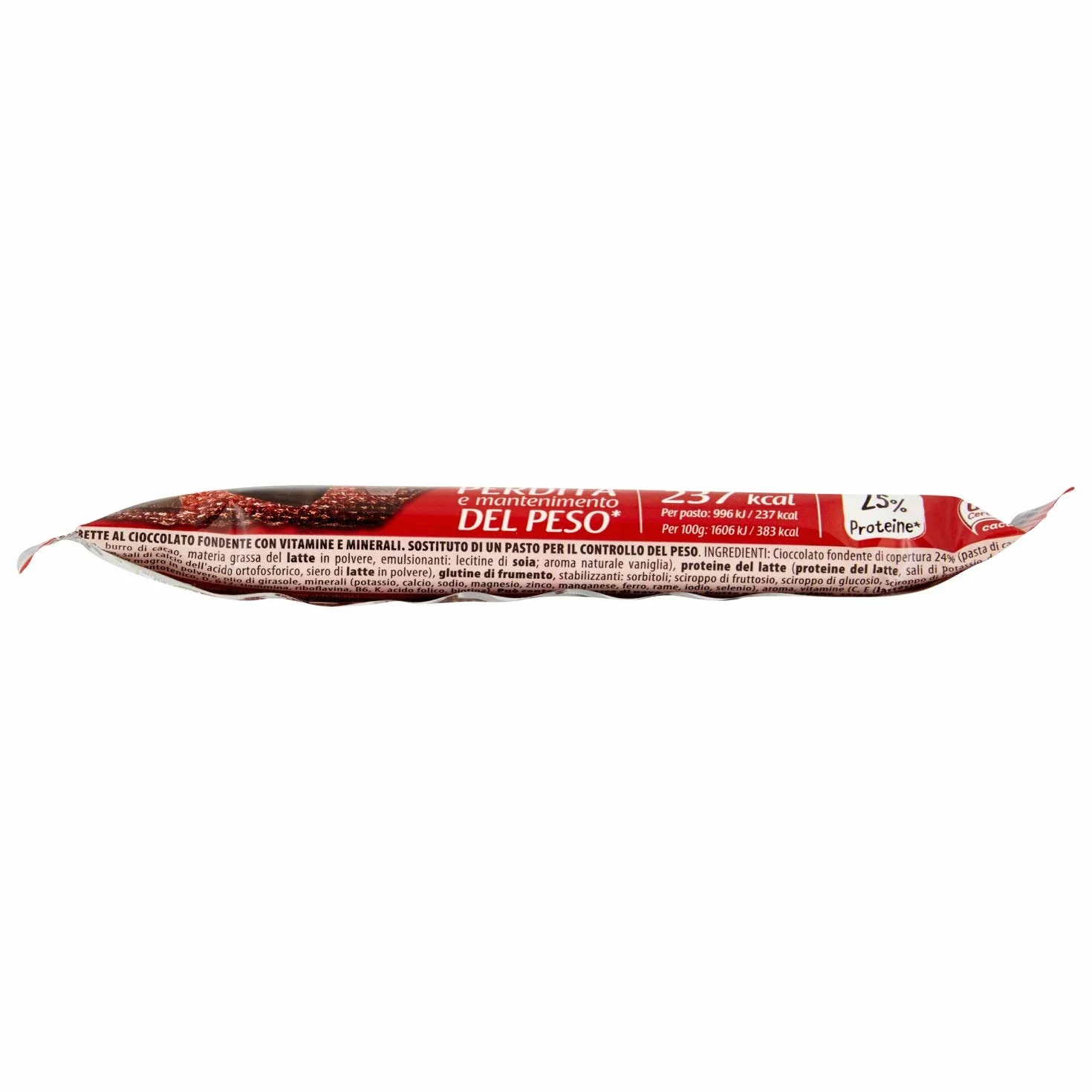 Pesoforma 1 Pasto Cioccolato Fondente, Pasto Sostitutivo, 2 Barrette 62g