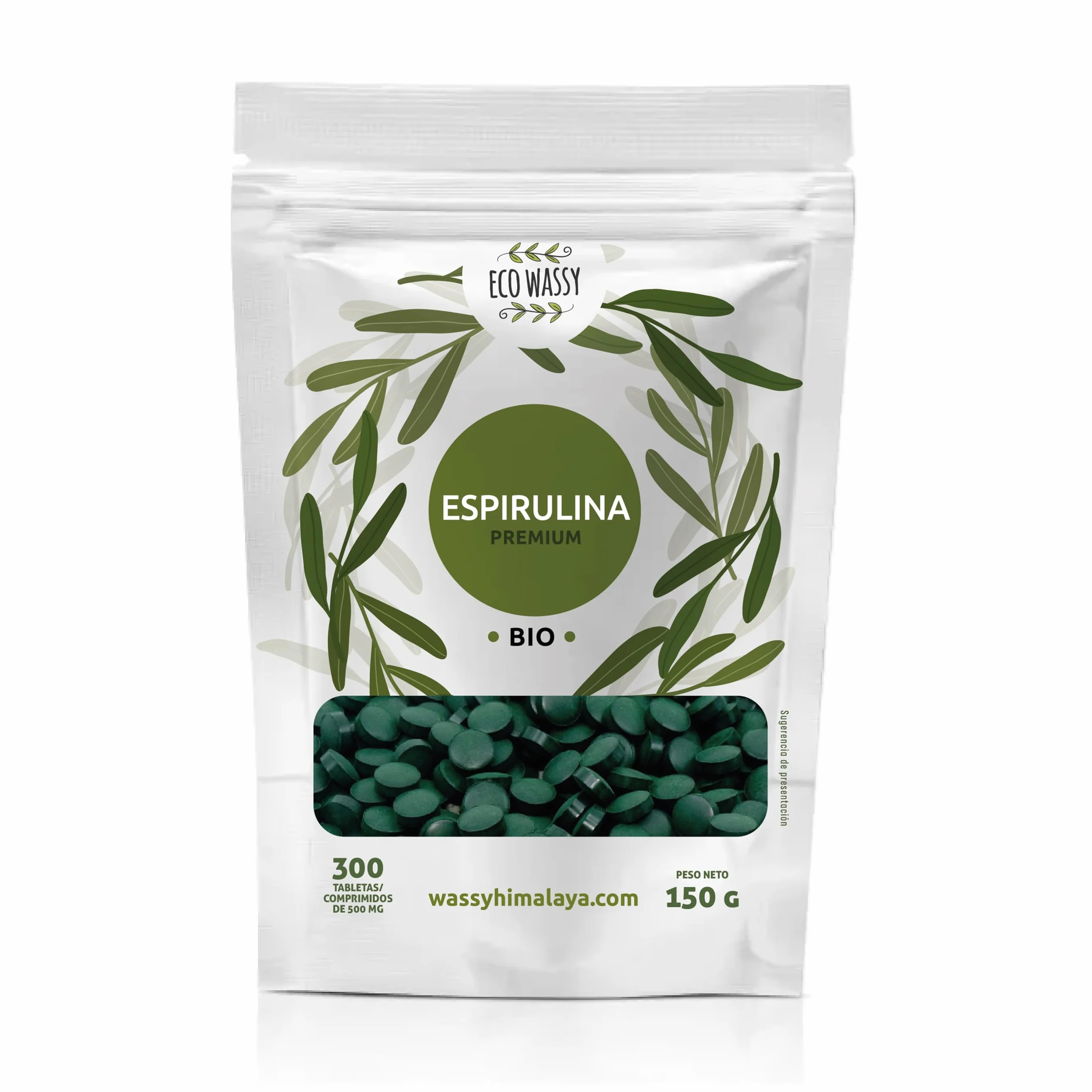 Spirulina Organica 300 Compresse 3000 mg Antiossidante Naturale Senza Additivi Detox Vegano Super Alimento