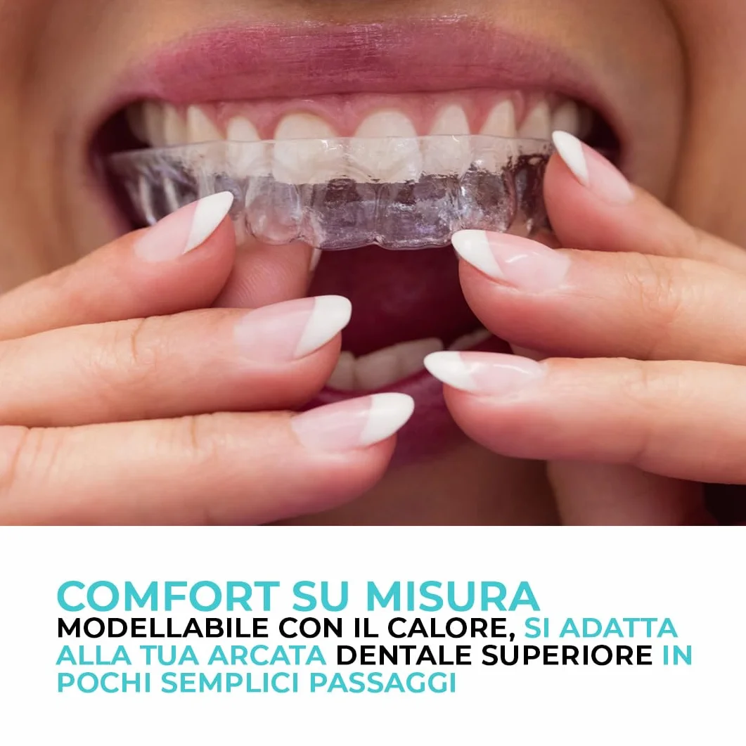 Doctor Bite Pro Bite Dentale Automodellante per Bruxismo, Dispositivo Medico CE, Protezione Denti Notte, Made in Italy