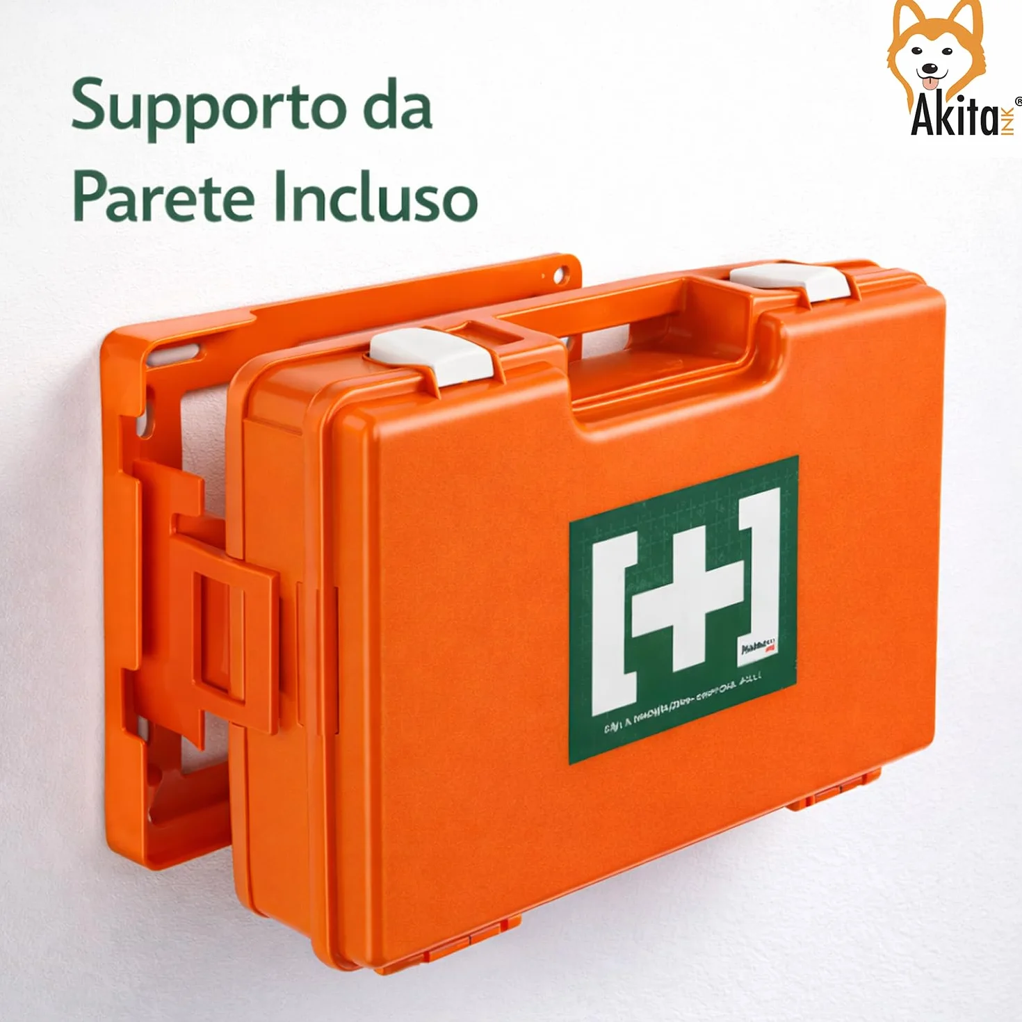 Kit Pronto Soccorso Aziendale DM 388 con Misuratore Pressione, Staffa, Made in Italy