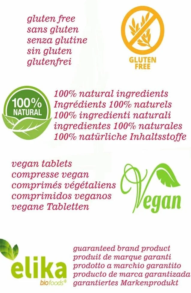 Triphala BIOLOGICO di Elikafoods®. Depurativo e disintossicante naturale. Integratore naturale per la pulizia del colon. Compresse naturali per la stitichezza intestinale - 120 compresse da 500 mg.