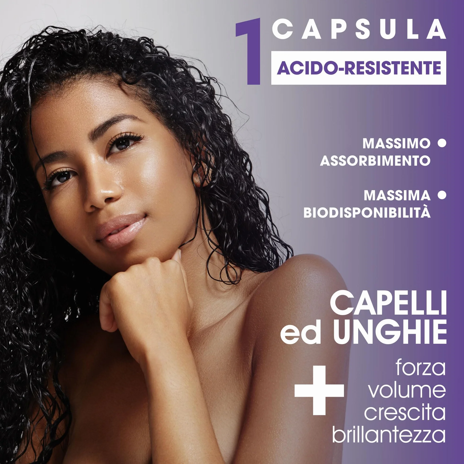 HYALUVATE Integratore Capelli Donna con Acido Ialuronico Puro + Biotina 3 Mesi - Vitamine per Capelli, Pelle e Unghie, Zinco e Vitamina C, Vegan, 90 Capsule Acidoresistenti