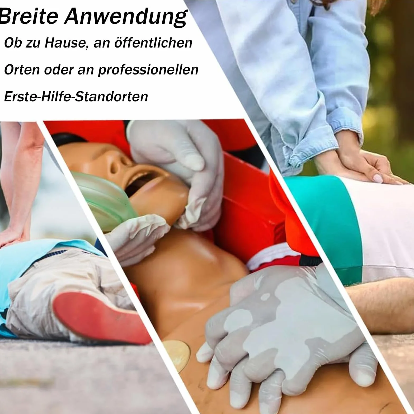 Mascherine respiratorie di primo soccorso, maschera CPR respirazione bocca a bocca