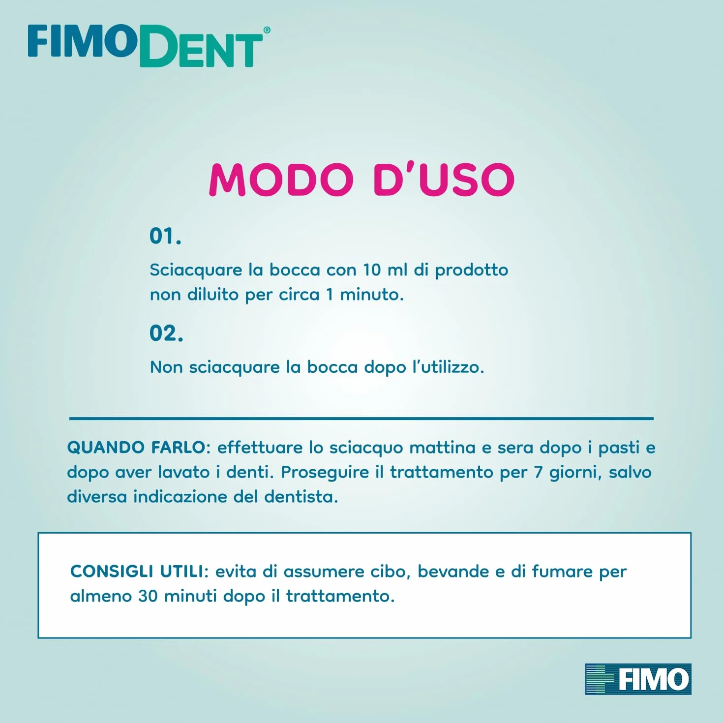 Fimodent Collutorio Clorexidina 0.20% con SPDD 200ml Trattamento antiplacca antibatterico