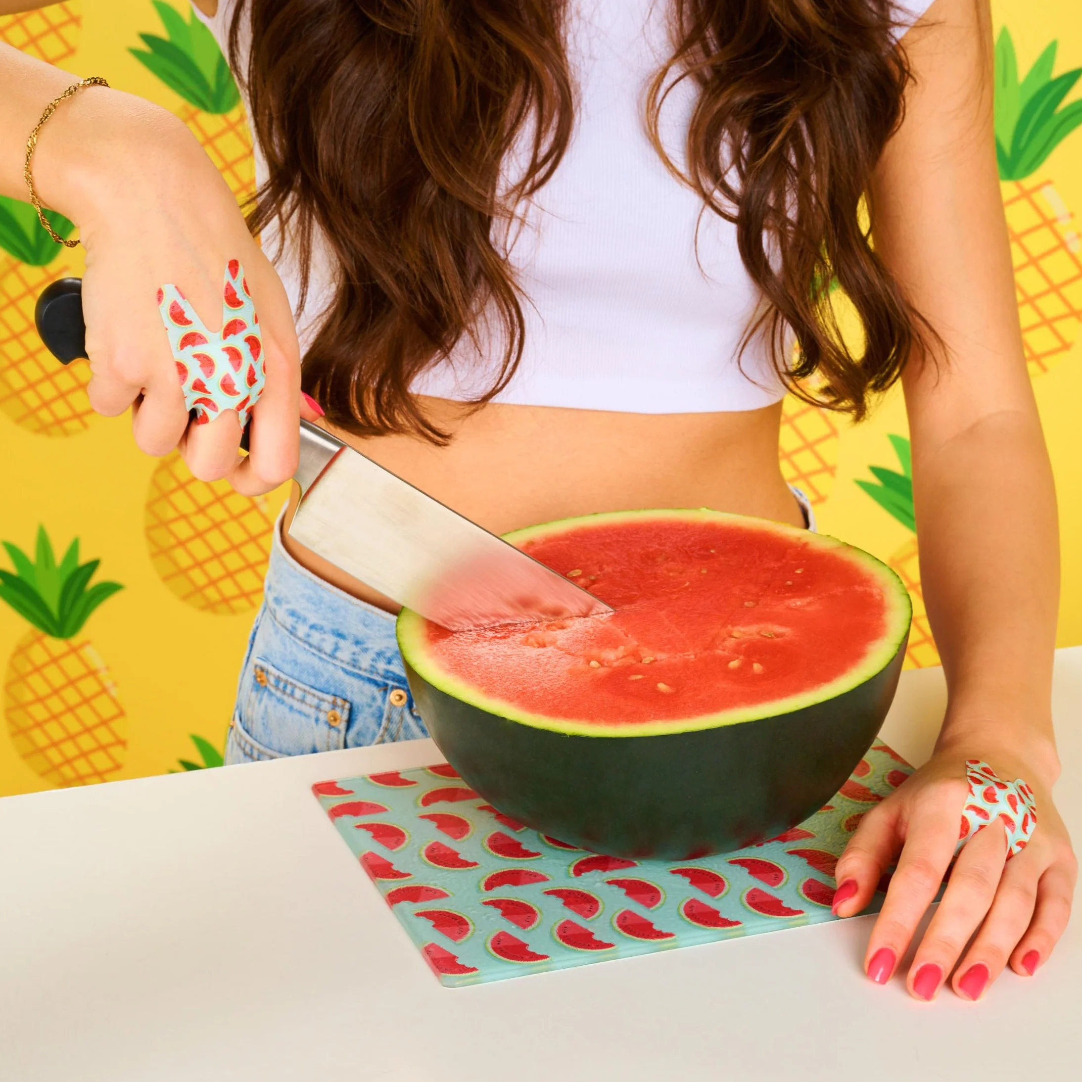 Wild Stripes Set di Cerotti Impermeabili I Finger Flexi Food I Delicati Sulla Pelle I Forma Ergonomica I Protezione 24 Ore I Resistenti All'Acqua per Doccia I 20 Unità
