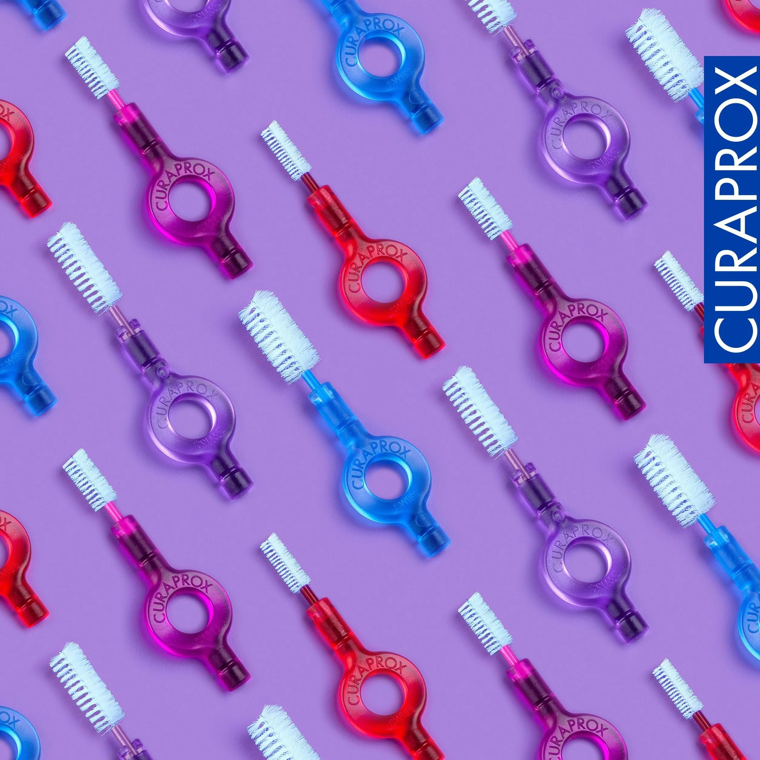 Curaprox CPS 408 Perio Interdental Brush Refills 4-Pack Viola