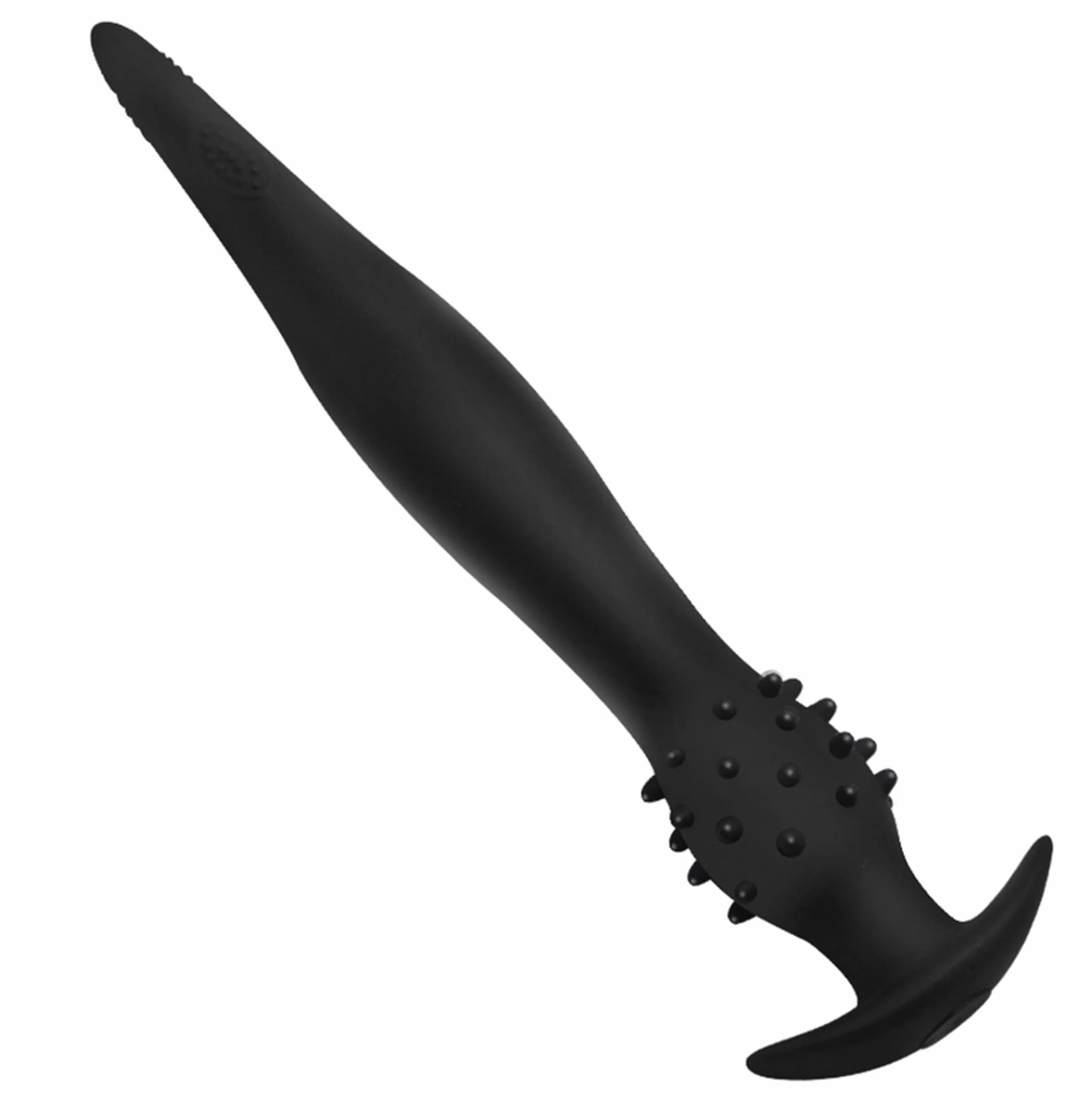 FOPS Plug Anale Gonfiabile per Uomo Donna 25-34cm Divaricatore Anale XL Silicone Nero Sex Toy per Stimolazione Profonda Regolabile D22-12