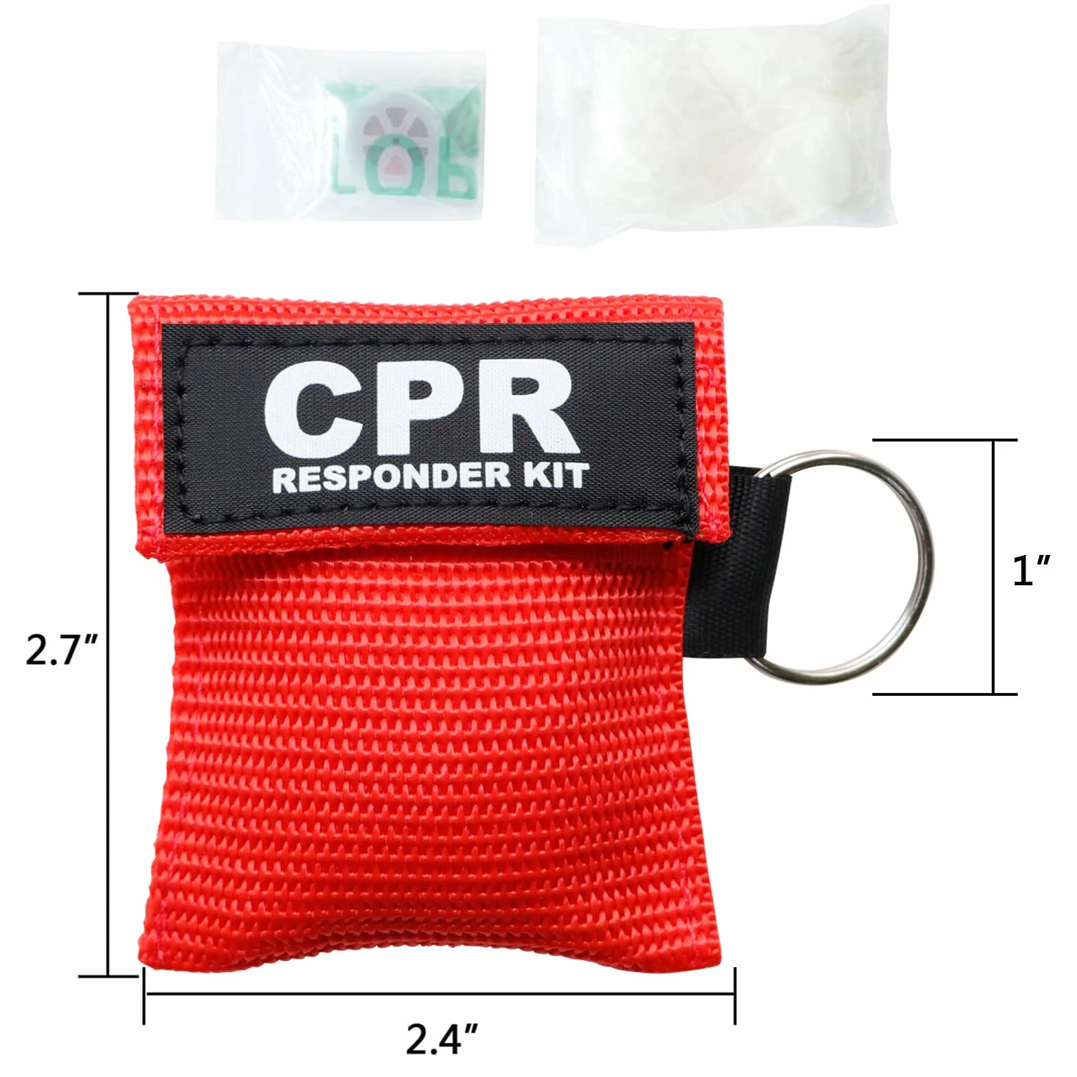 Mascherine CPR e guanti monouso PVC protezione viso valvola unidirezionale barriera respiratoria primo soccorso