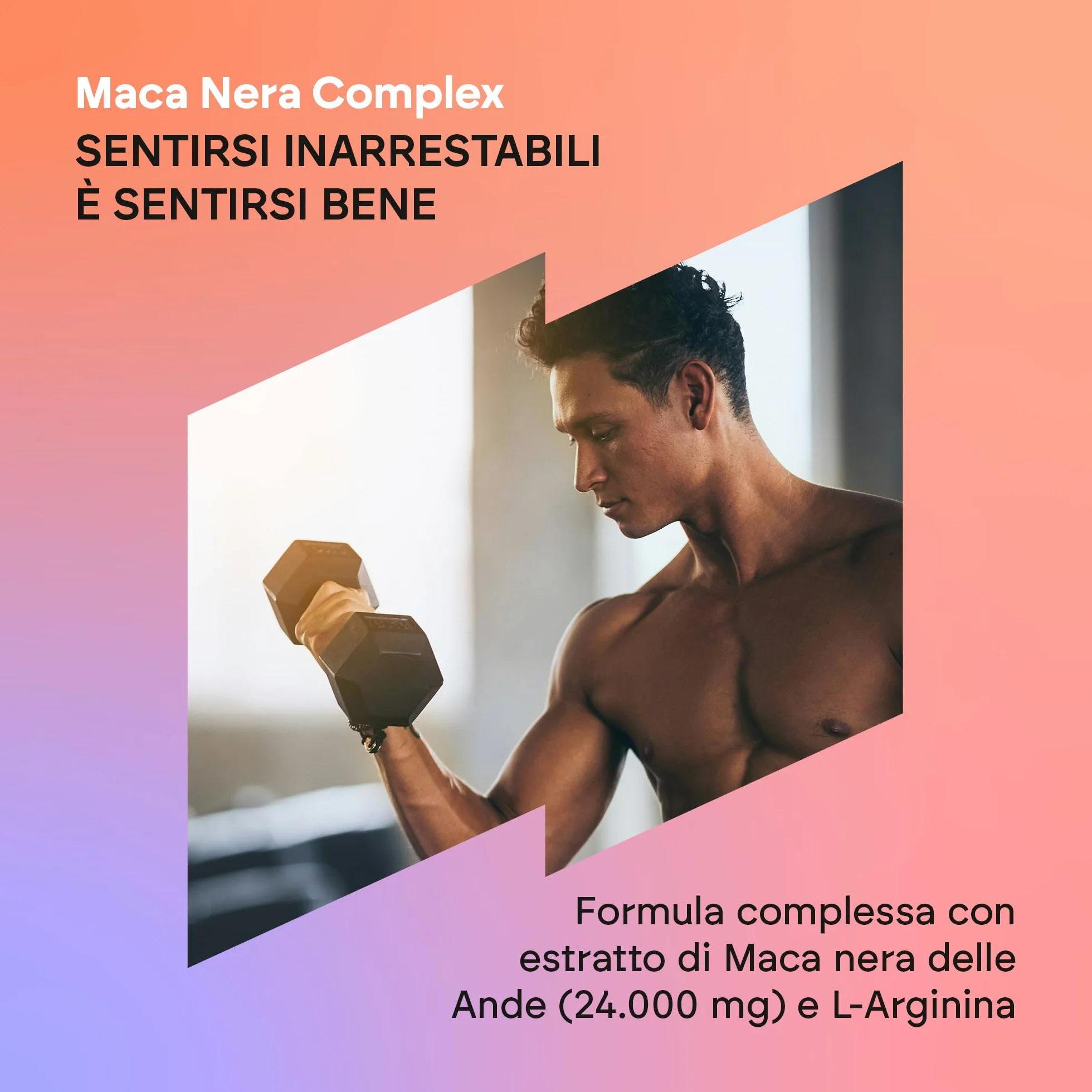 Maca Negra Andina 32.000mg - Potenza 20:1 + Energia con Zinco L-arginina B6 B12 - Maca peruviana per Uomini e Donne - 120 capsule Black Maca Complex Nutralie