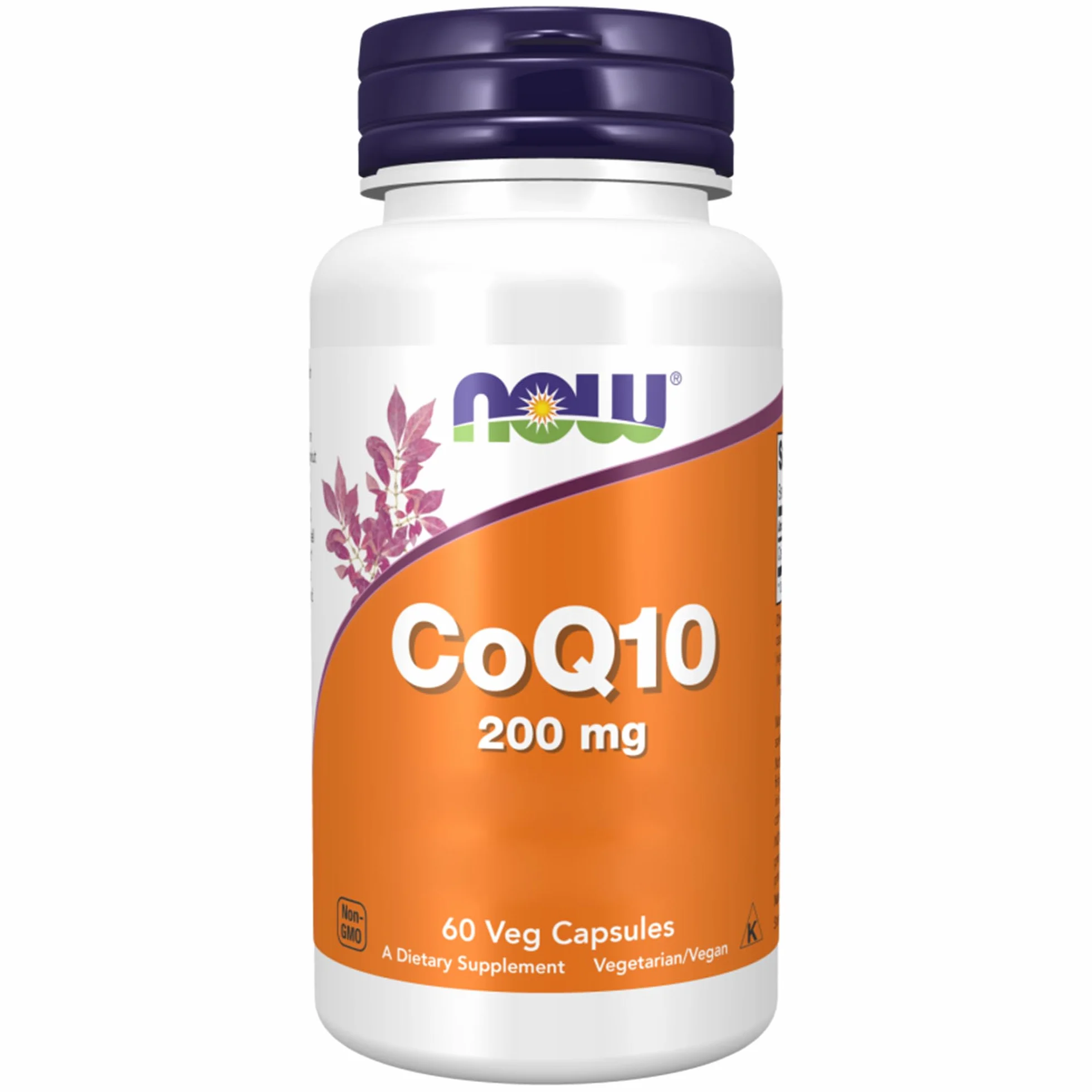 Now Foods, CoQ10 200mg, Coenym Q10, Altamente Dosato, 60 Capsule vegane, Testato in Laboratorio, Senza Glutine, Vegetariano, Senza Soia, Non OGM