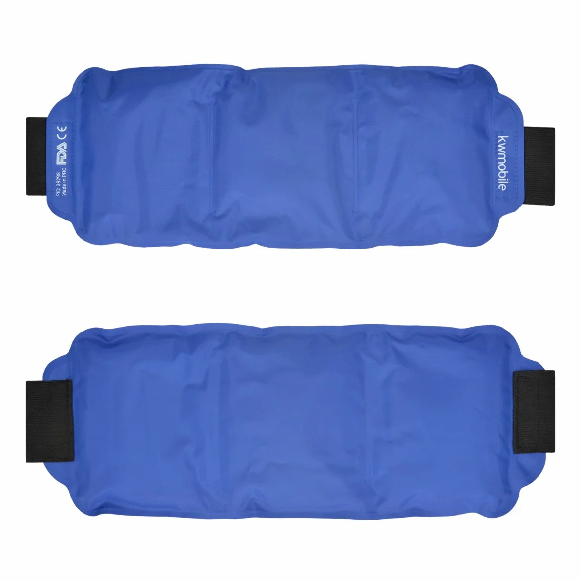 kwmobile Cuscinetto Termico Gel Caldo Freddo Cintura Fascia Elastica Schiena Addome