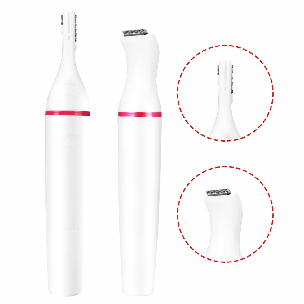 Rasoio elettrico 4-in-1 per capelli, naso e bikini donna