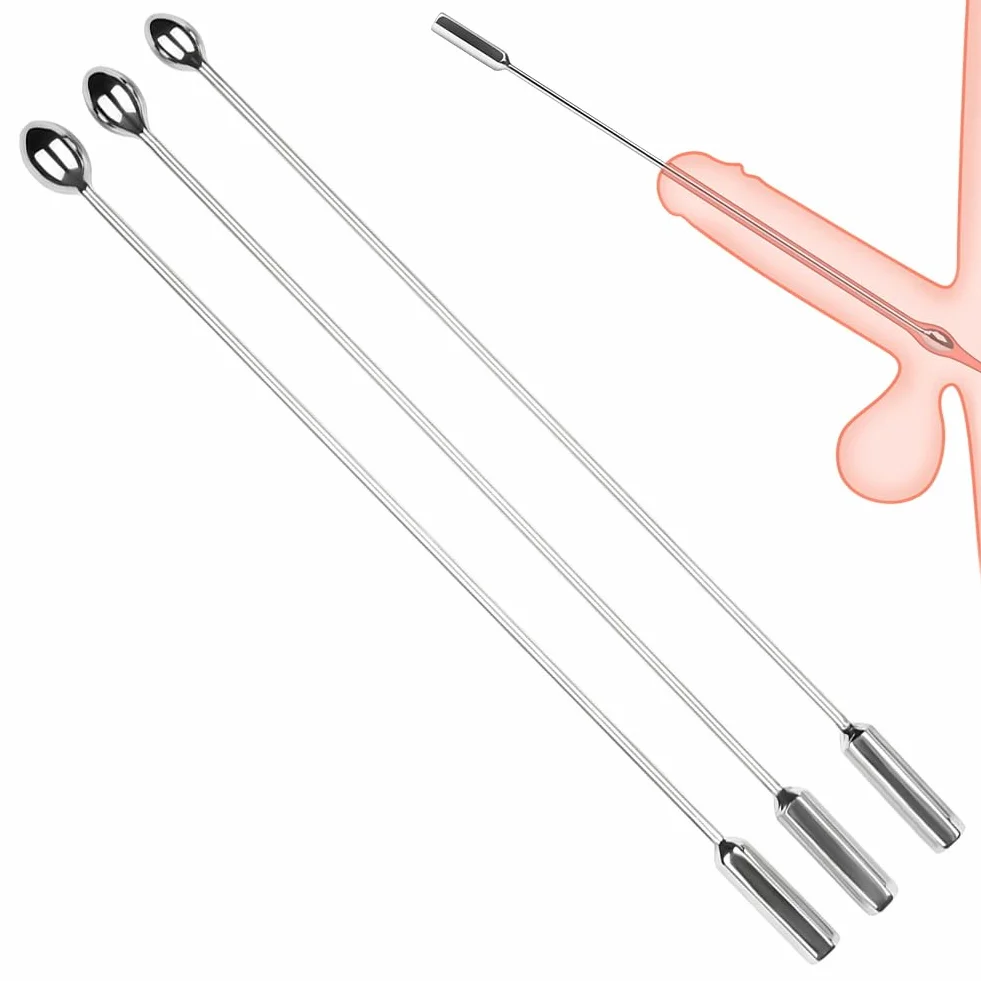 Set Uretrale in Acciaio Inox, Dilatatori Metallici, Plug Penieno per Stimolazione Uretrale e Massaggio Prostatico