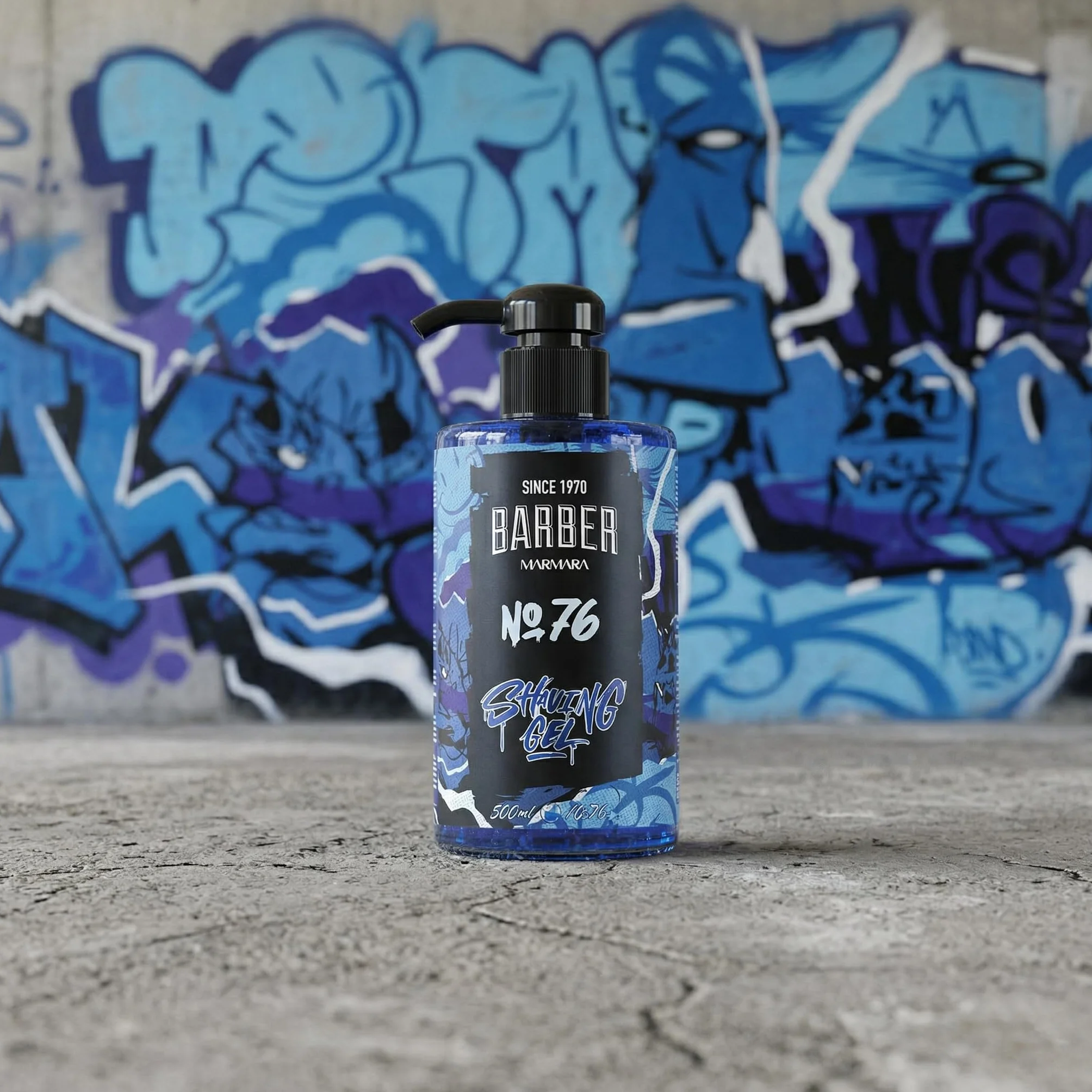 Barber Marmara Gel da Barba No. 76 per Uomini Trasparente 500ml