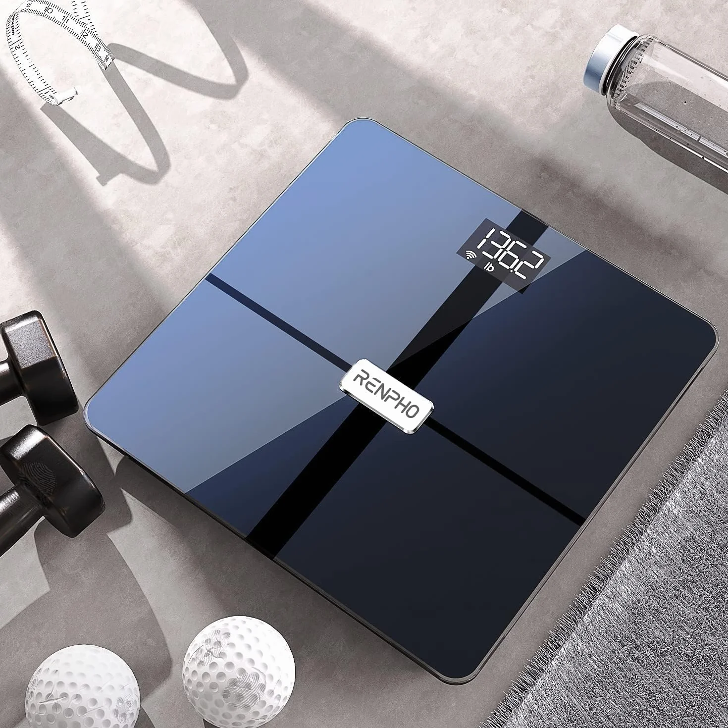 RENPHO Elis Aspire Bilancia Pesapersone Wi-Fi Bluetooth, 13 Misurazioni Composizione Corporea