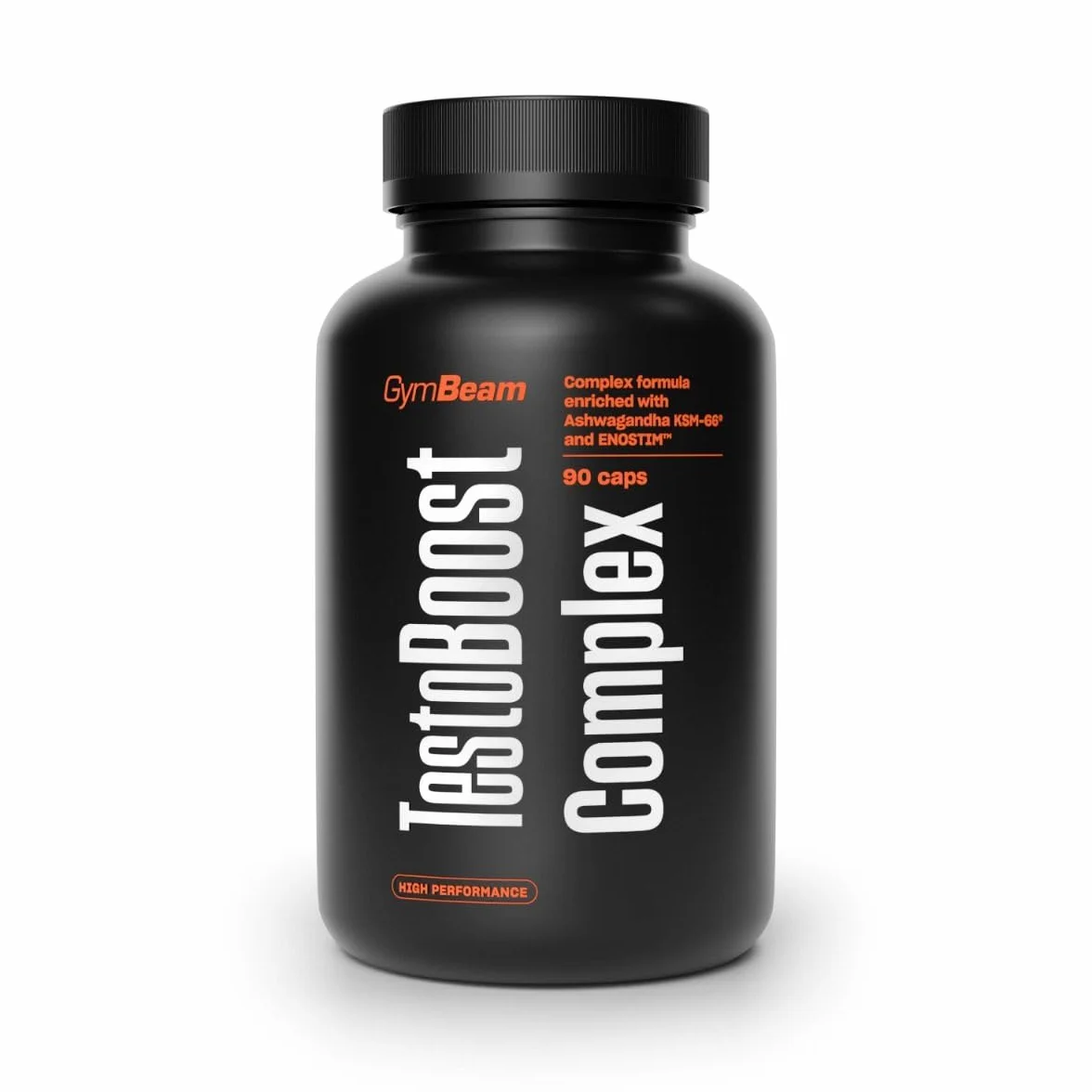 GymBeam Testoboost Complex - Con Tribulus Terrestris, Ashwagandha KSM-66® ed ENOSTIM™ - Supporto Testosterone Naturale - Zinco, Vitamine D, B5, B6 - Vegano