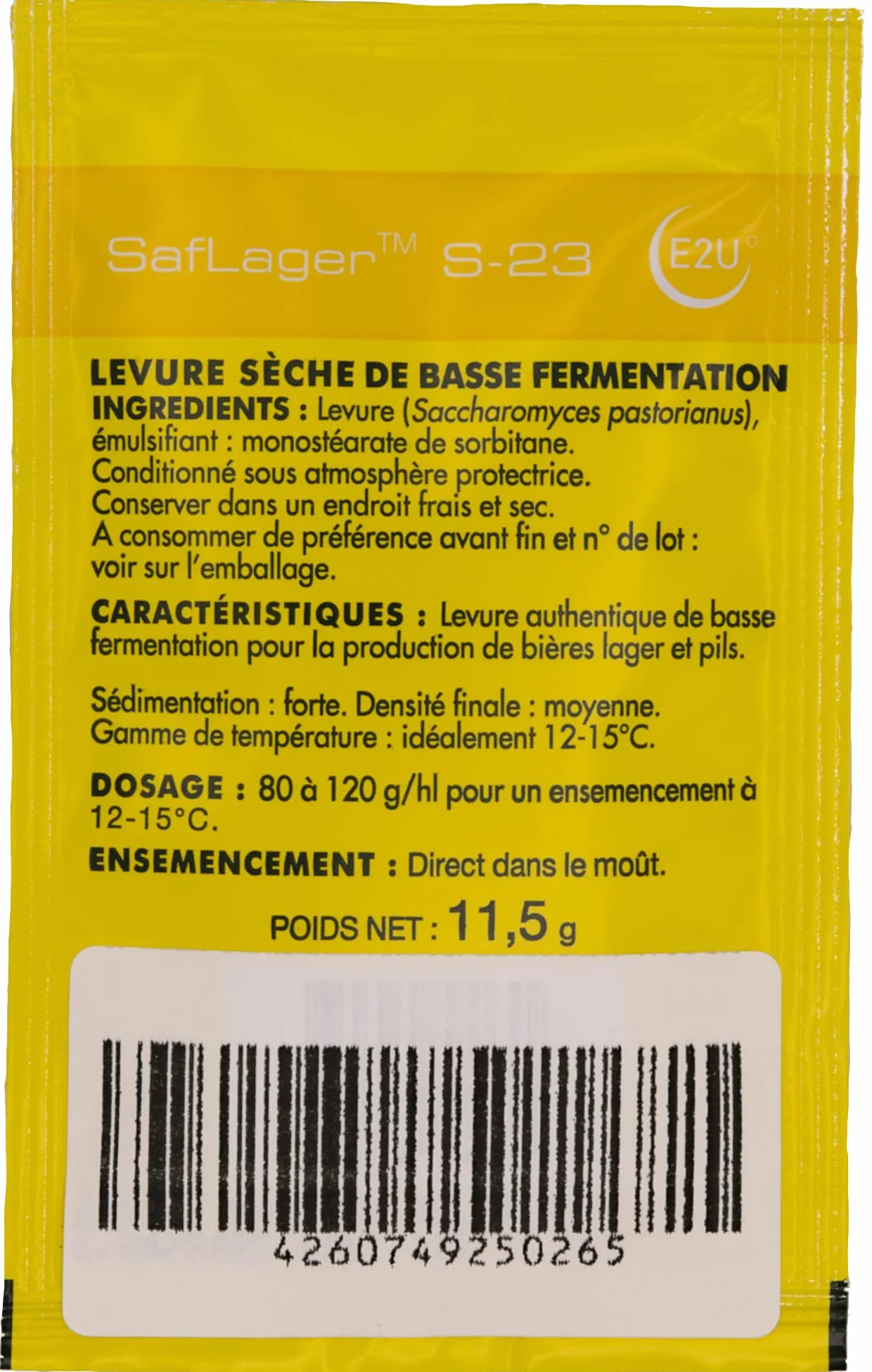 Fermentis lievito di birra US-05 W 34/70 S-33 S-23 alta fermentazione