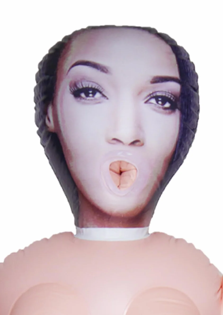 ISAURA LOVE DOLL BAMBOLA GONFIABILE MULATTA BRASILIANA GRANDEZZA REALE 3 FORI