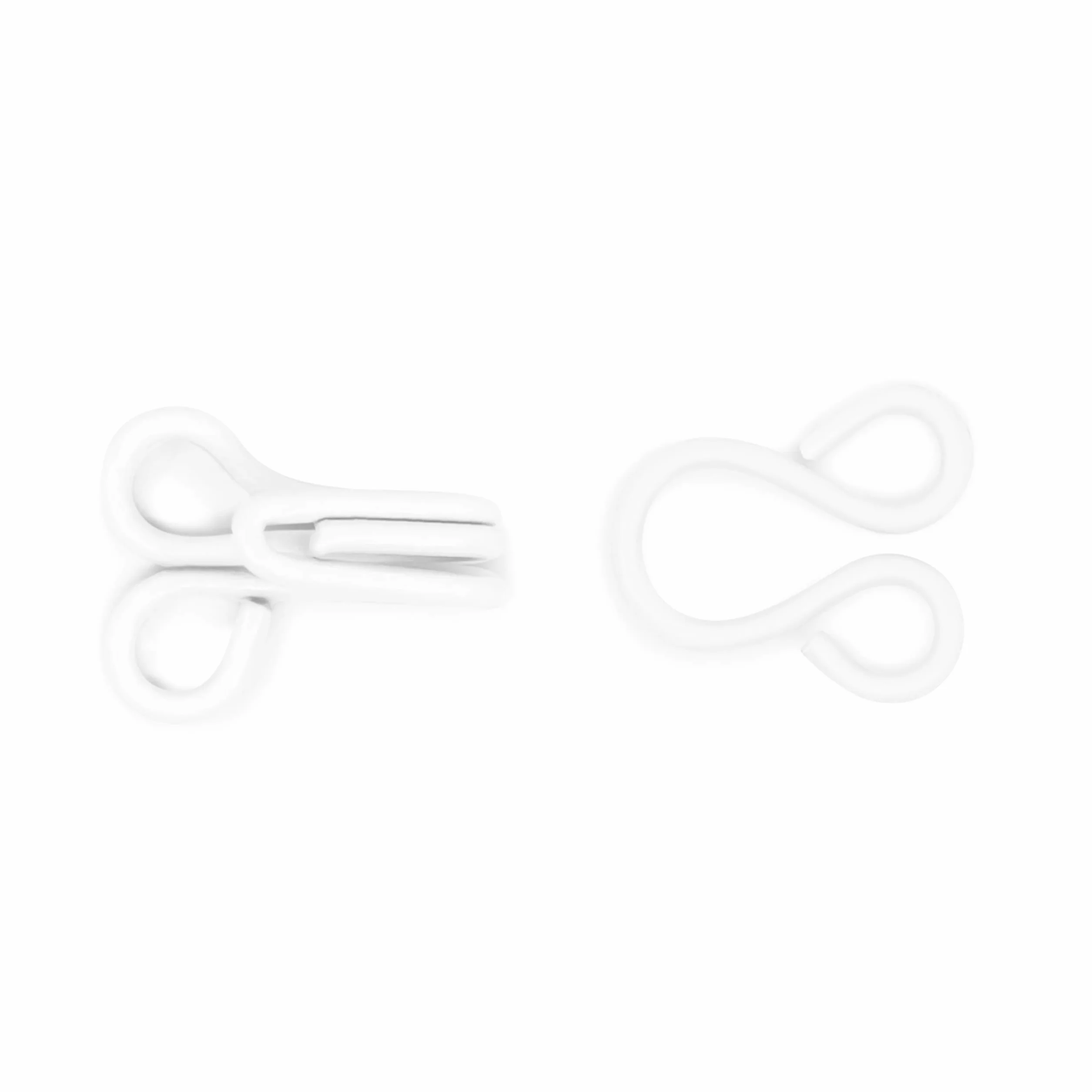 Dritz Hooks & Eyes White Elementi di Fissaggio, Size 2, 72 Sets