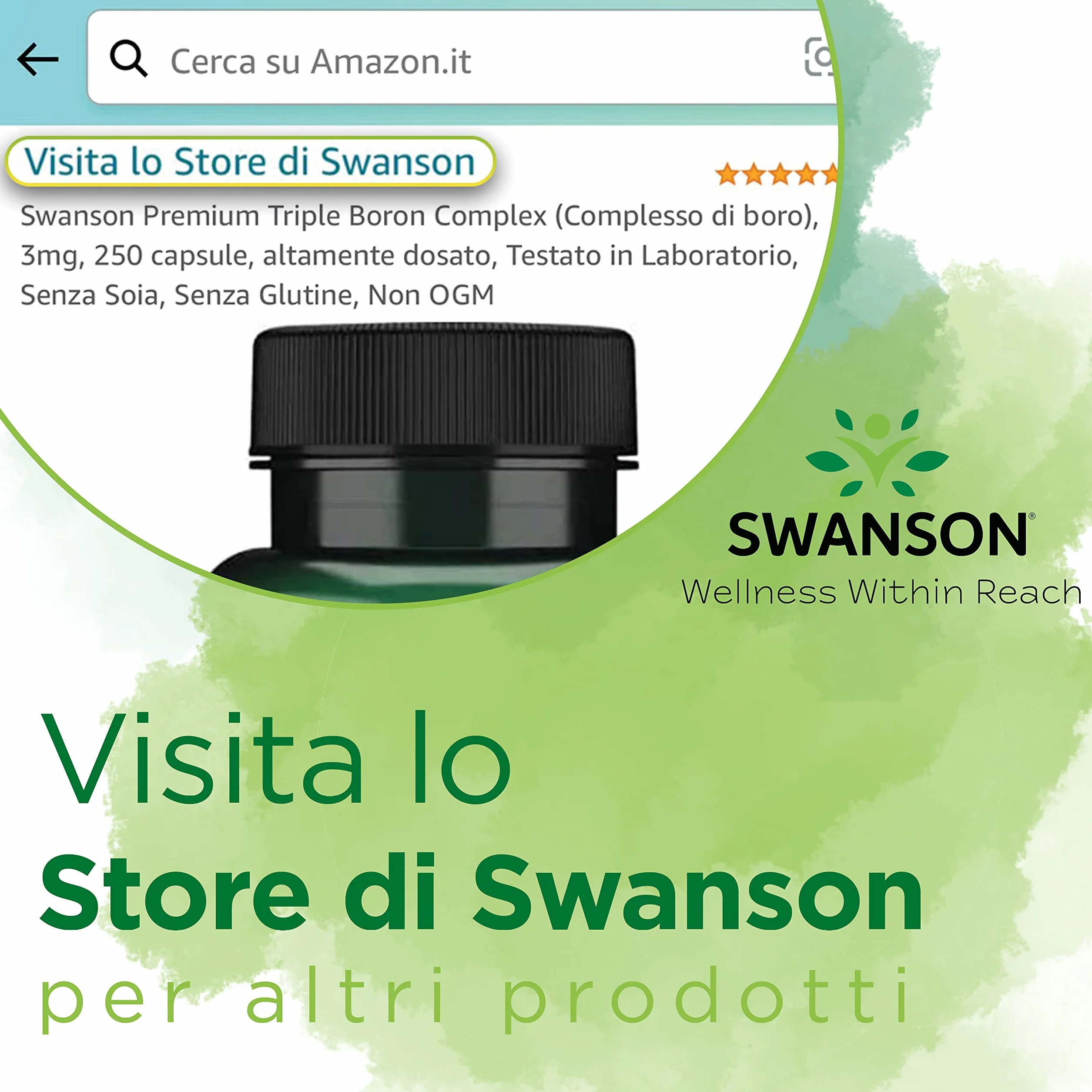 Swanson Saw Palmetto 540mg 100 Capsule Alto Dosaggio