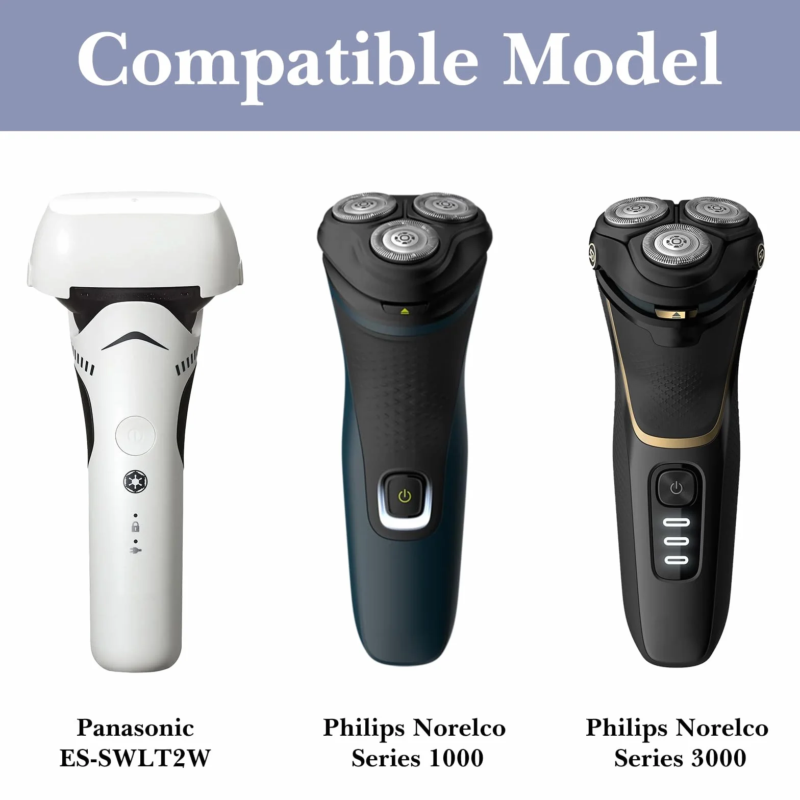 Linkidea Custodia da Viaggio per Rasoio, Organizer Portatile per Rasoi Elettrici, Compatibile con Panasonic Arc 6, 5, 4, ES-SWLT2W, Philips Shaver 2400, 3900 (Nero)