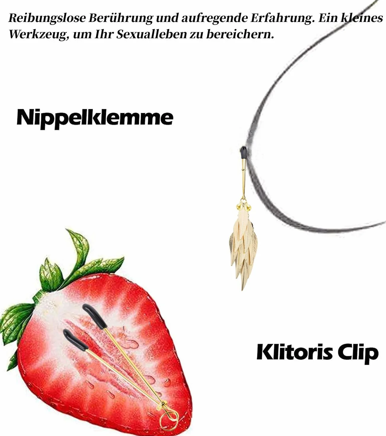 Morsetti per Capezzoli Regolabili Clip Sexy Bondage Stimolatori del Seno Giocattoli del Sesso per Donne e Uomini Erotici