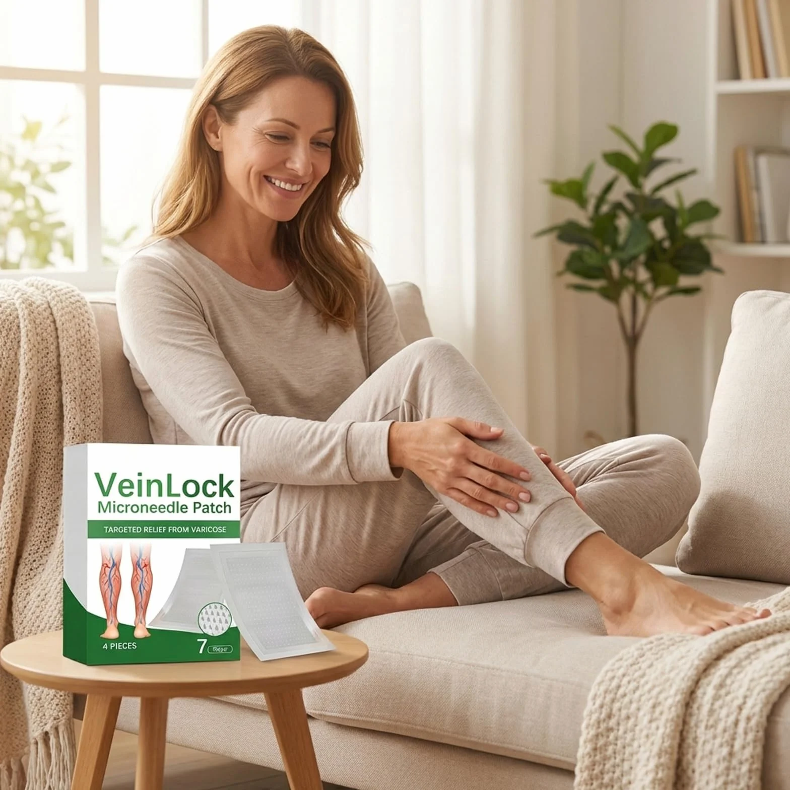 Cerotti Microaghi per la Cura delle Gambe, Patch Trasdermici per Varicosi e Sollievo da Vene Gonfie, Fascia Elastica Traspirante per un'Azione Profonda e Duratura (1)