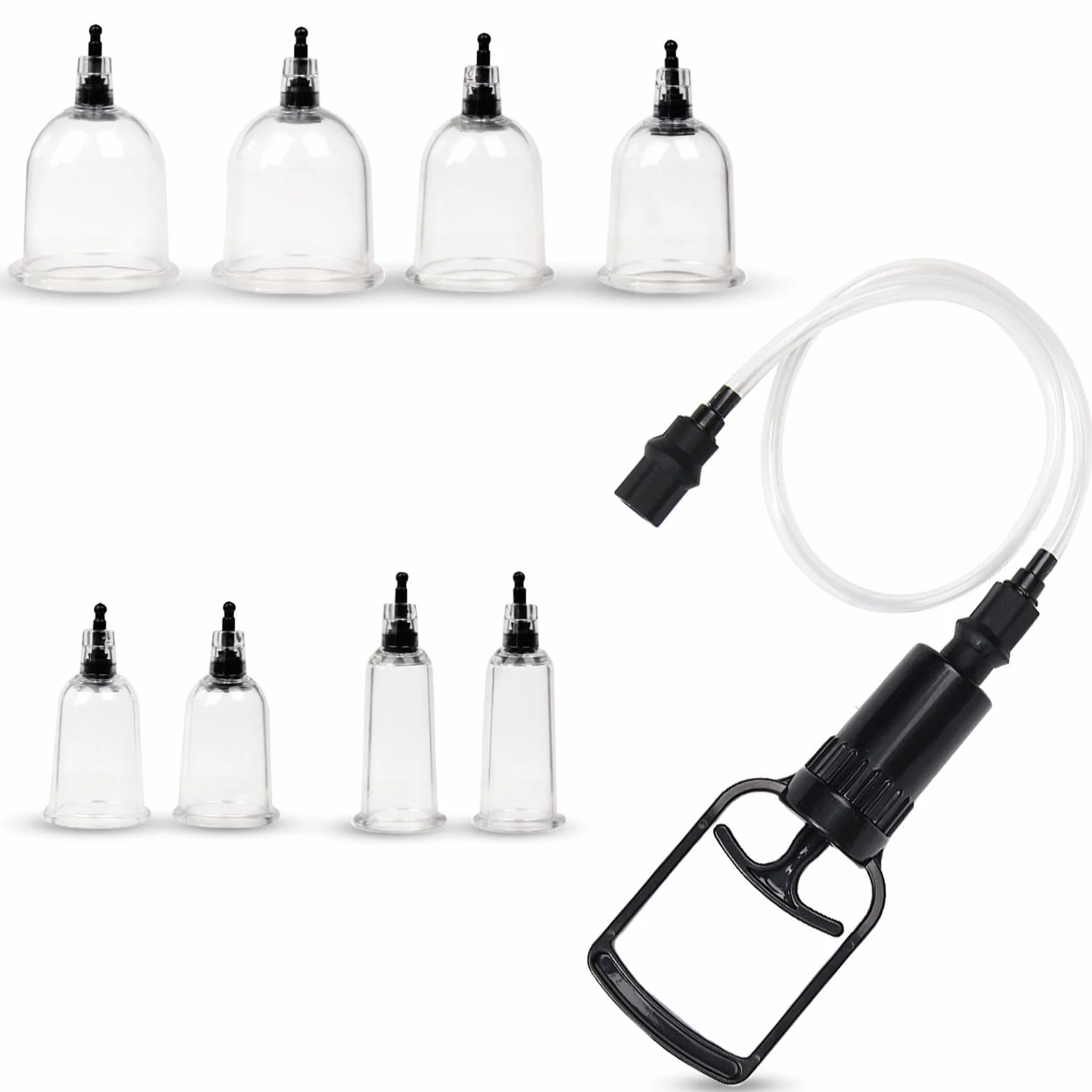 BDSMYEE succhia capezzoli, pompa per capezzoli, giocattolo BDSM, pompa per figa rigida, giocattolo sessuale erotico per donne, pompa a vuoto per clitoride con 8 potenti ventose