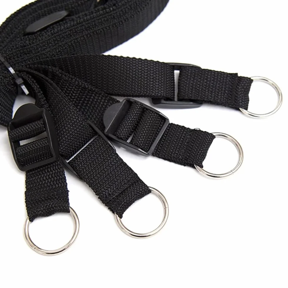 Nastri e strisce di biancheria da letto in nylon per sottomessi con copertura per gli occhi