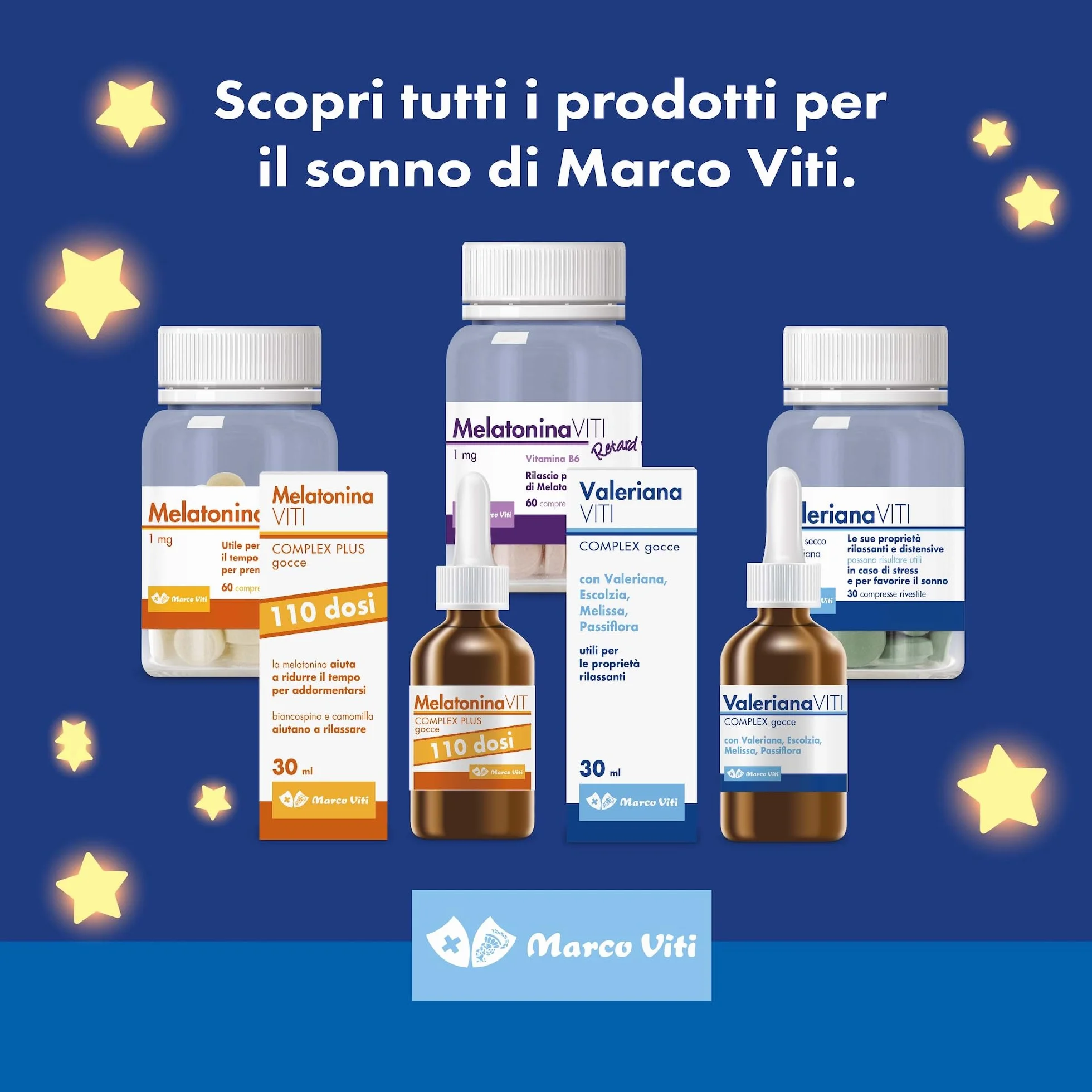 Valeriana Viti Complex Gocce 30 ml Integratore Sonno con Escolzia e Melissa