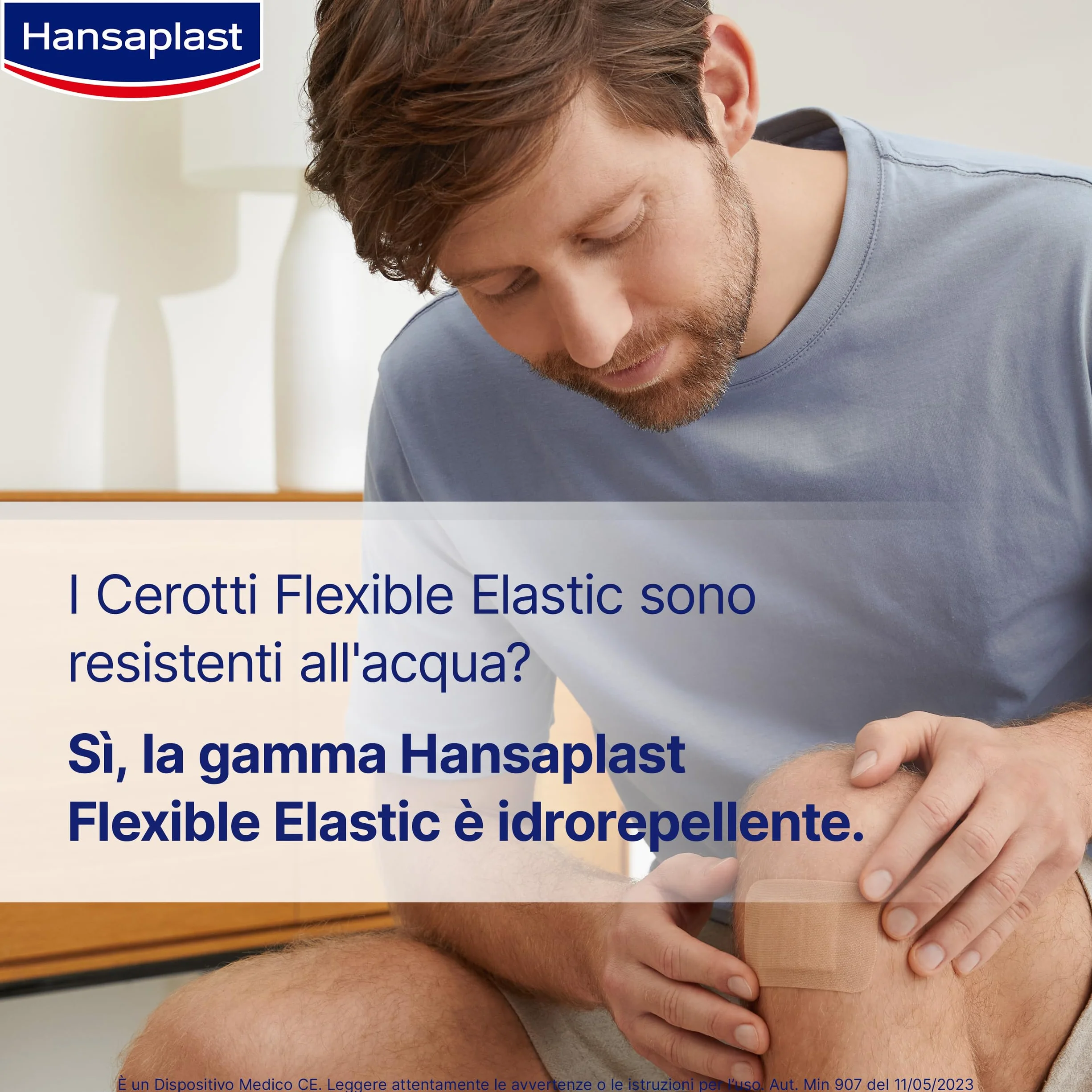 Hansaplast FLEXIBLE XL Cerotti medicazione articolazioni 10 sztuk 5 x 7,2 cm wodoodporny