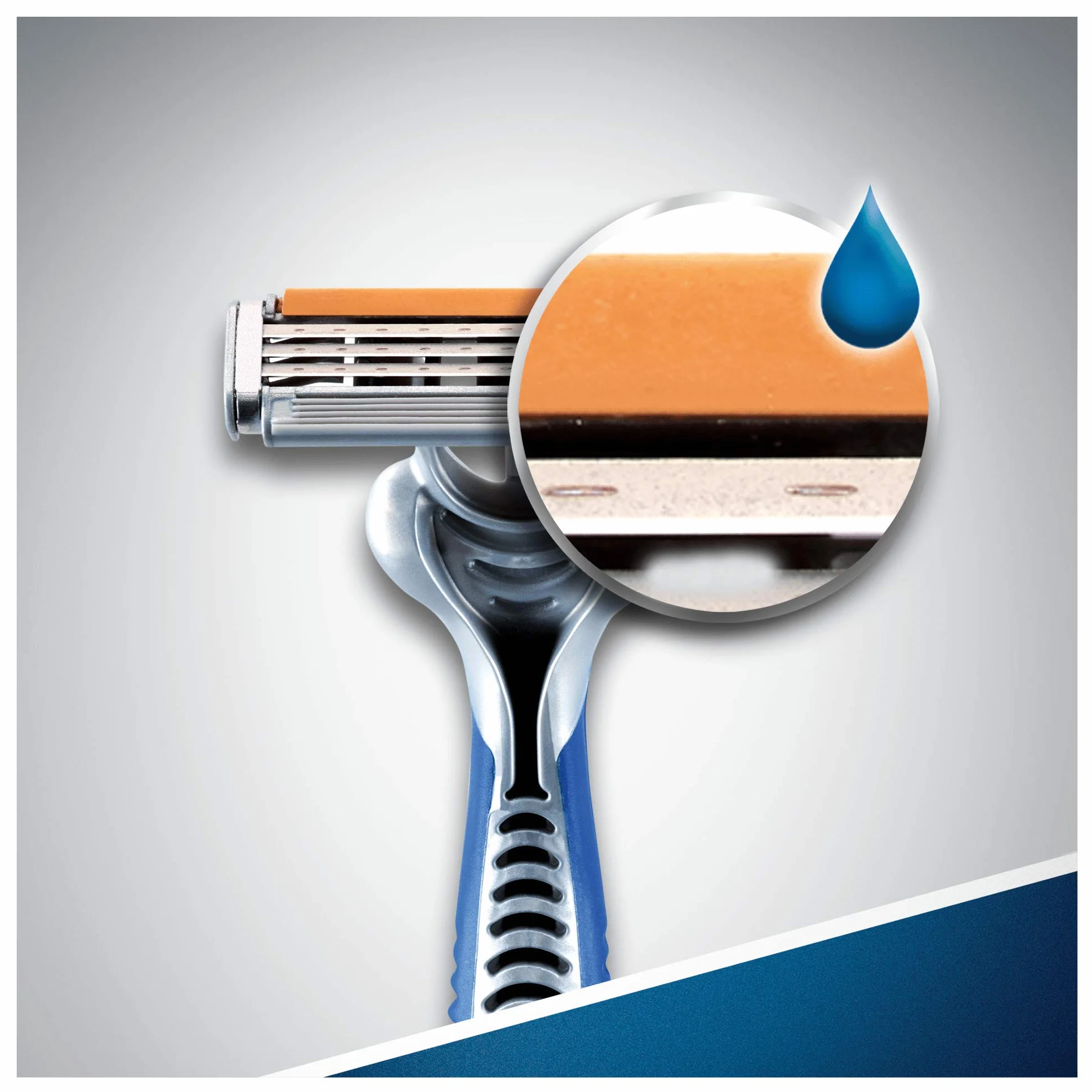 Gillette Sensor3, Confezione da 8 Lamette da Barba di Ricambio da 3 Lame, con Testina Snodabile, Rivestimento in Cromo per Lame che Durano a Lungo