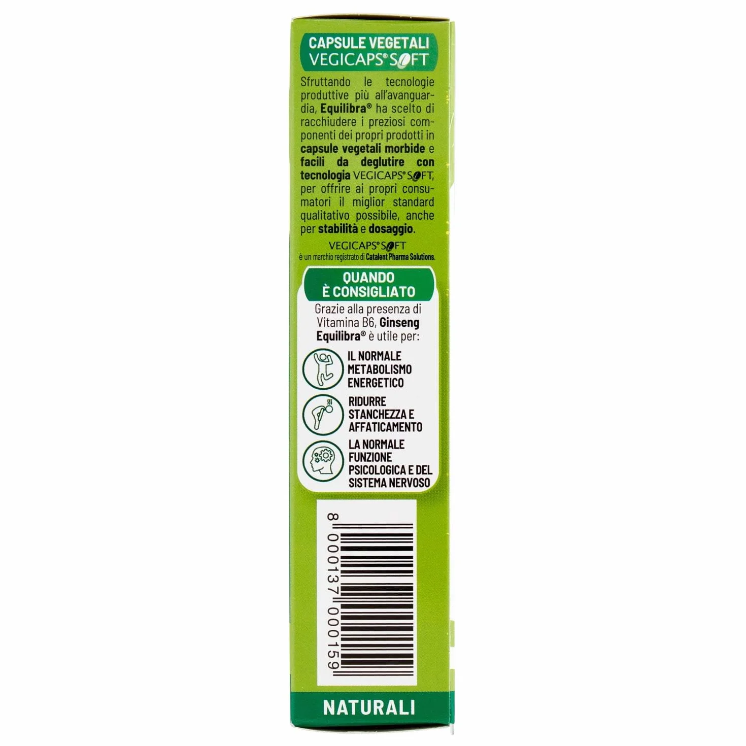 Equilibra Integratore Alimentare Ginseng con Vitamina B6 60 Unità