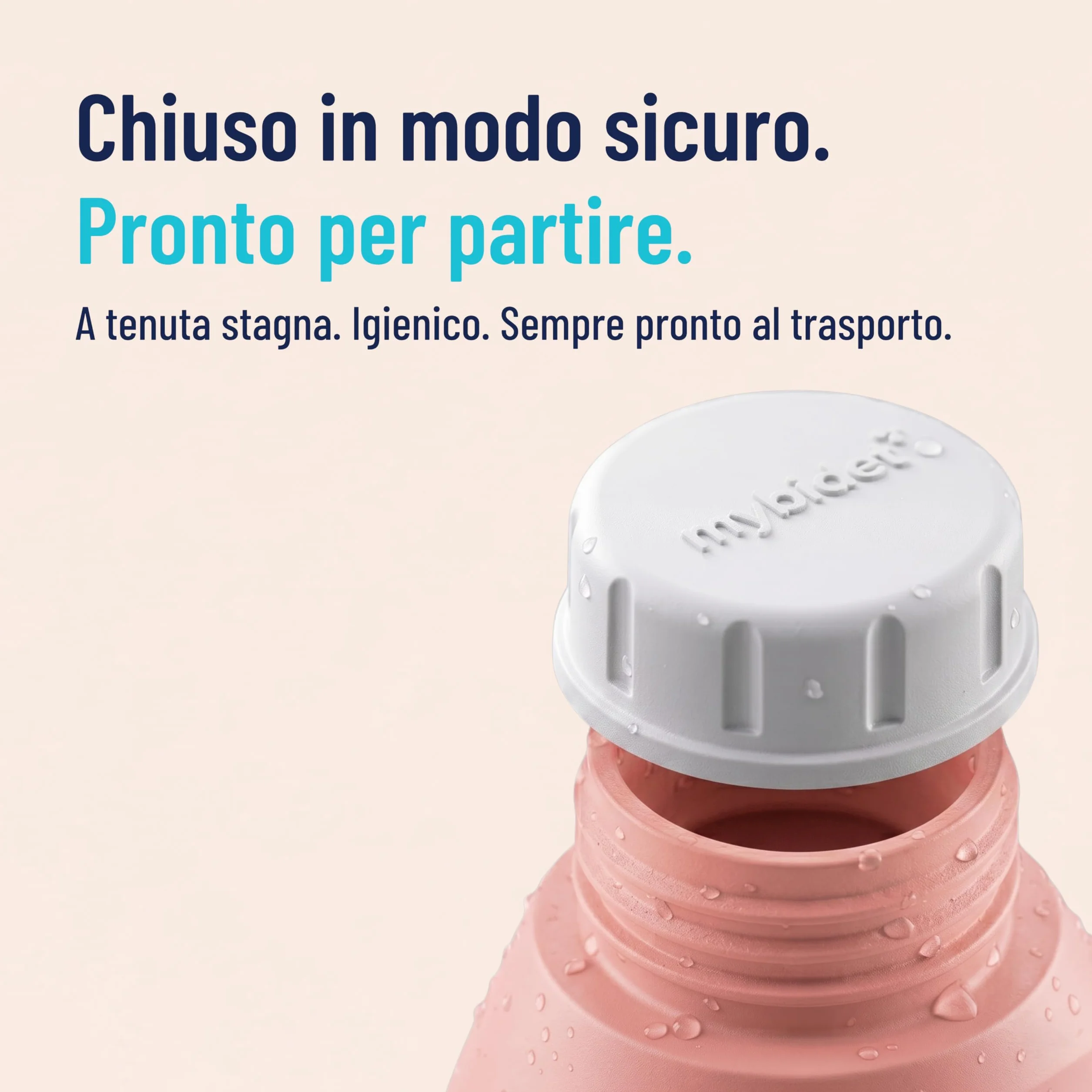 Doccia intima per glutei 0% chimica 100% acqua sostenibile senza batterie