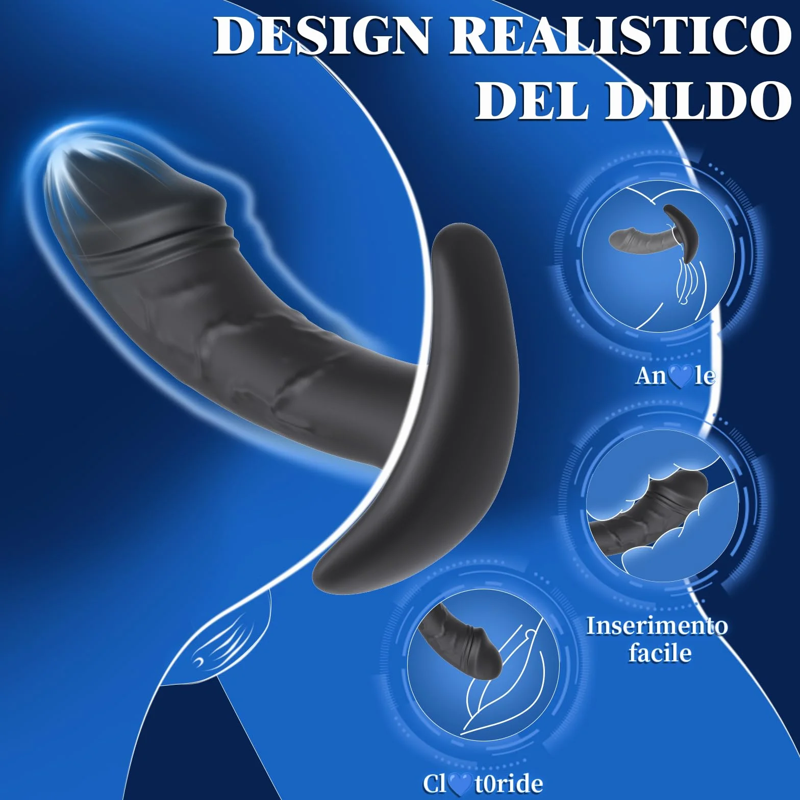 3PCS Plug Anale-Dilatatore Donna e Anale-Dilatatore Uomo Dildo Anale-Kit Set 3 Buttplug Plug Anale Silicone Analesex Sexytoysys Donna Uomo Coppia Dilatatori Anali Sex Toys (Grande, Medio, Piccolo)