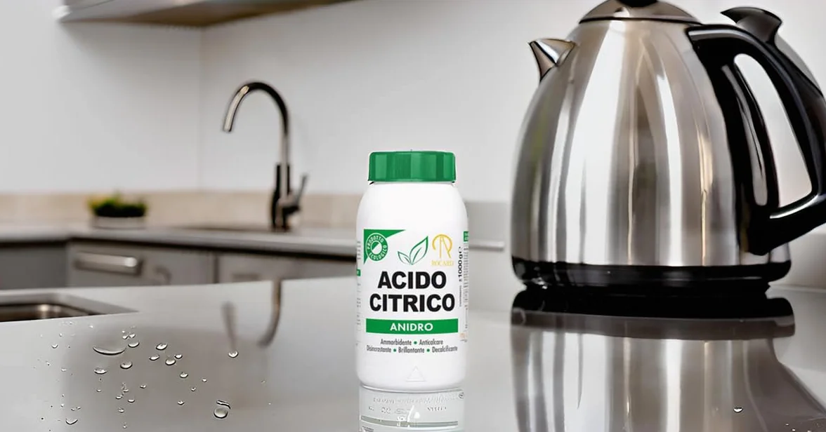 Rocard Acido Citrico Anidro 1 Kg 100% Puro Anticalcare Disincrostante Decalcificante
