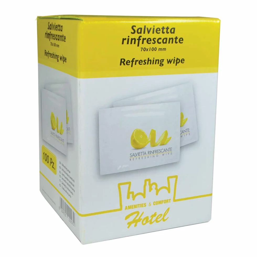 Anonima MTP100-SRL70 Salviette Rinfrescanti Limone 100 Pezzi