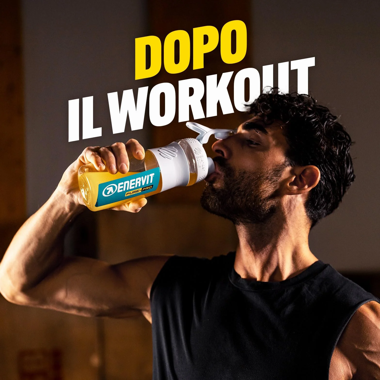 Enervit Pure-Pro Integratore di Aminoacidi Essenziali in Polvere, 5g EAA per Dose, 2.4g BCAA, Vitamine B6 e B12, Plant-Based, Riduzione Stanchezza, Durante e Post Workout, Vegan, 10 Bustine da 10g
