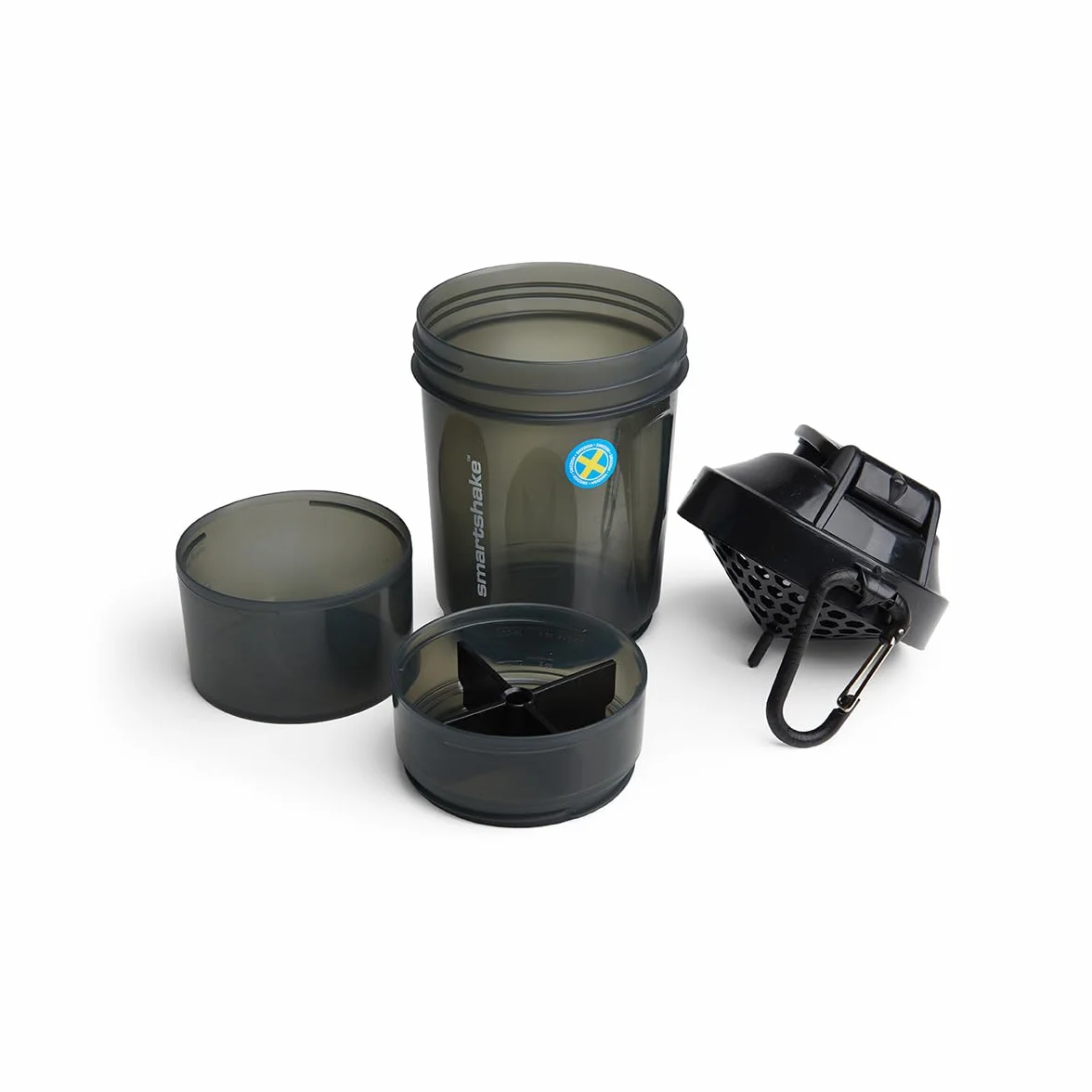 SmartShake Original2Go, Gunsmoke Black - 600 ml.